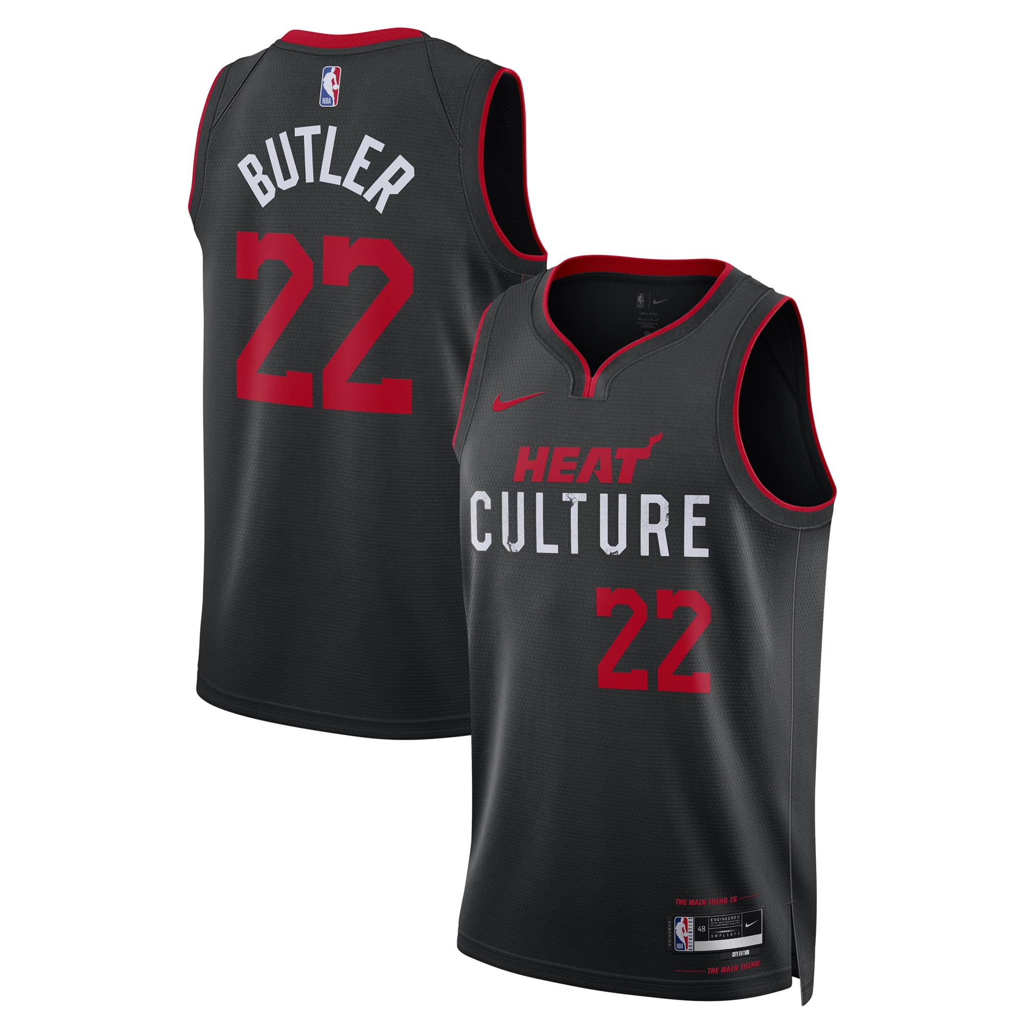 Jimmy Butler Miami Heat Unisex 2023\/24 Swingman Jersey - Black - City Edition