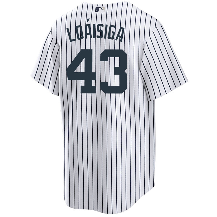 Jonathan Loaisiga New York Yankees Youth Home World Series Jersey