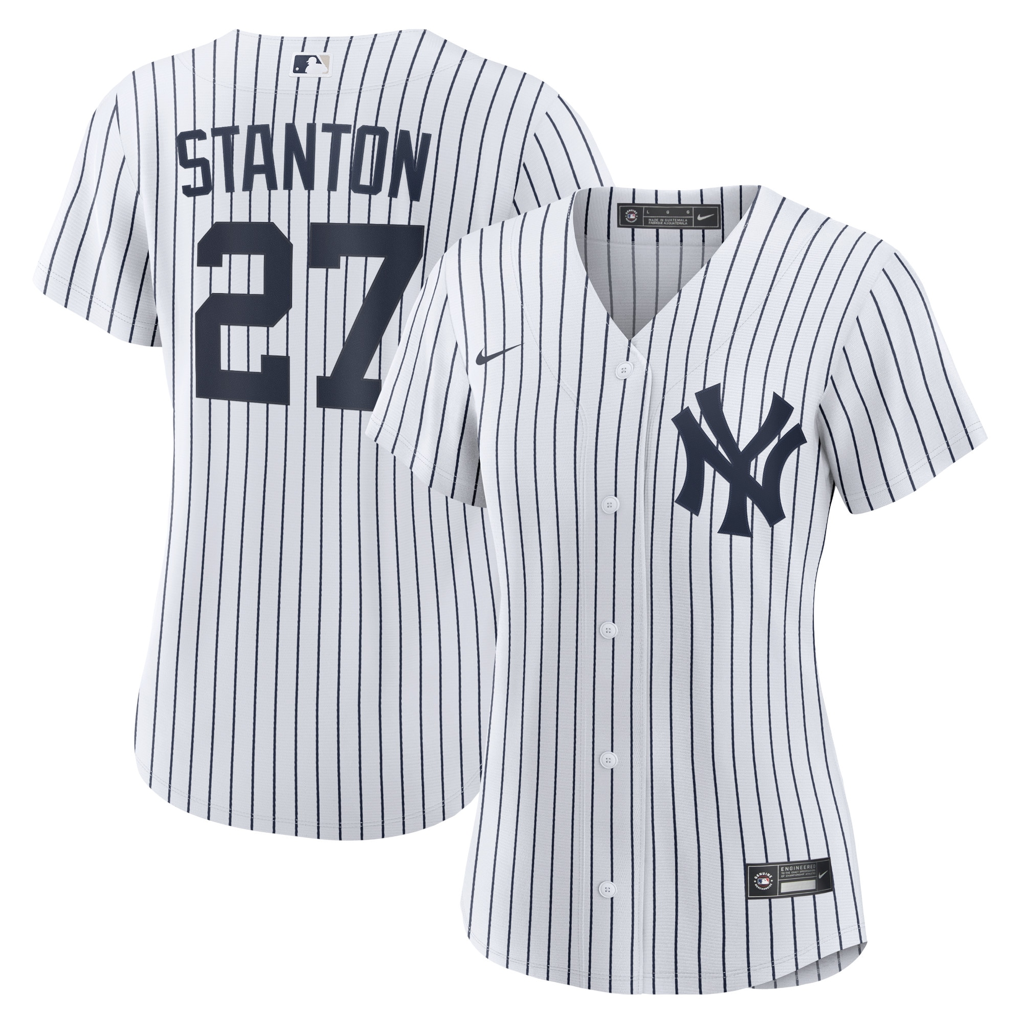 Giancarlo Stanton New York Yankees Women's Home Replica Player Jersey - White