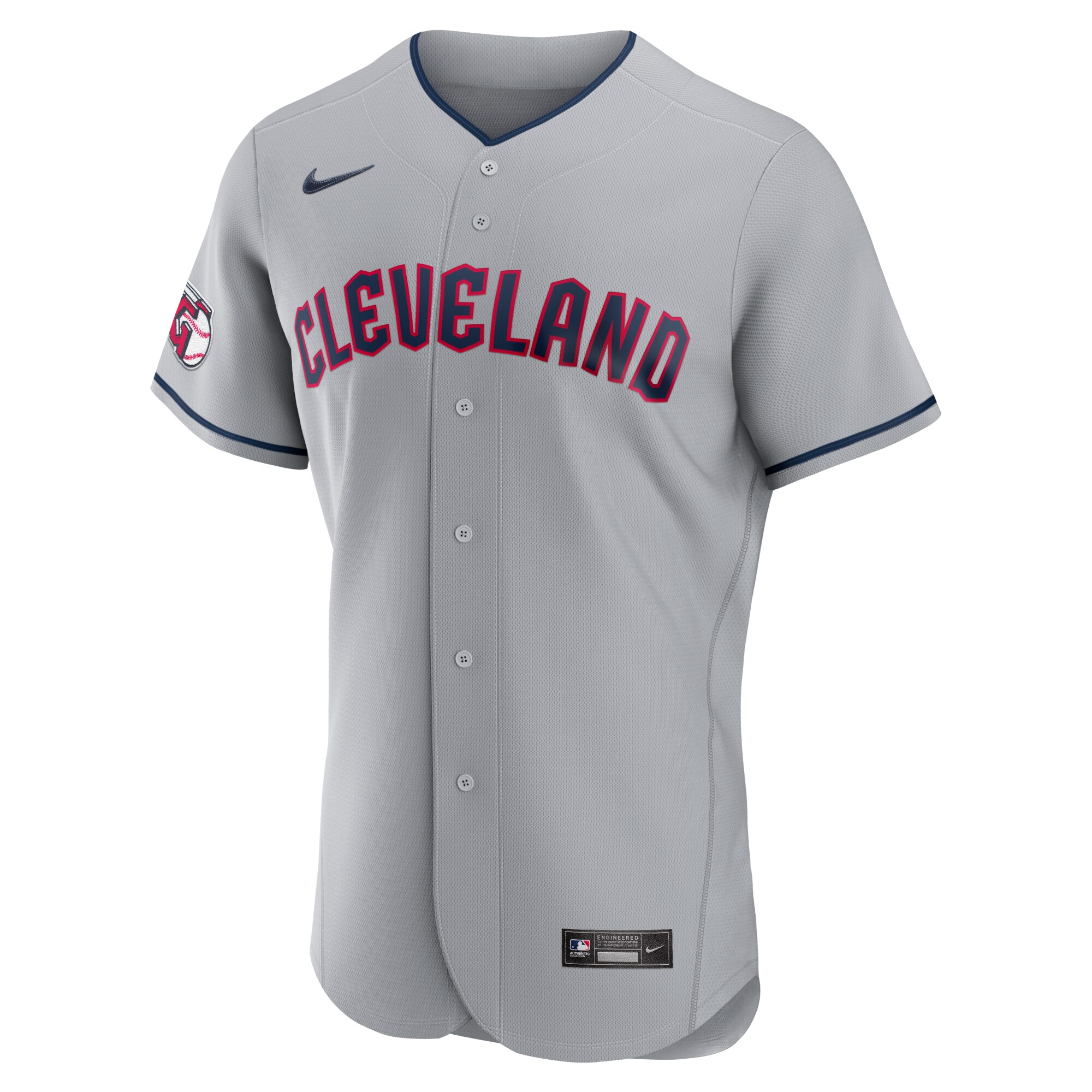 Cleveland Guardians  Road Authentic Team Jersey - Gray