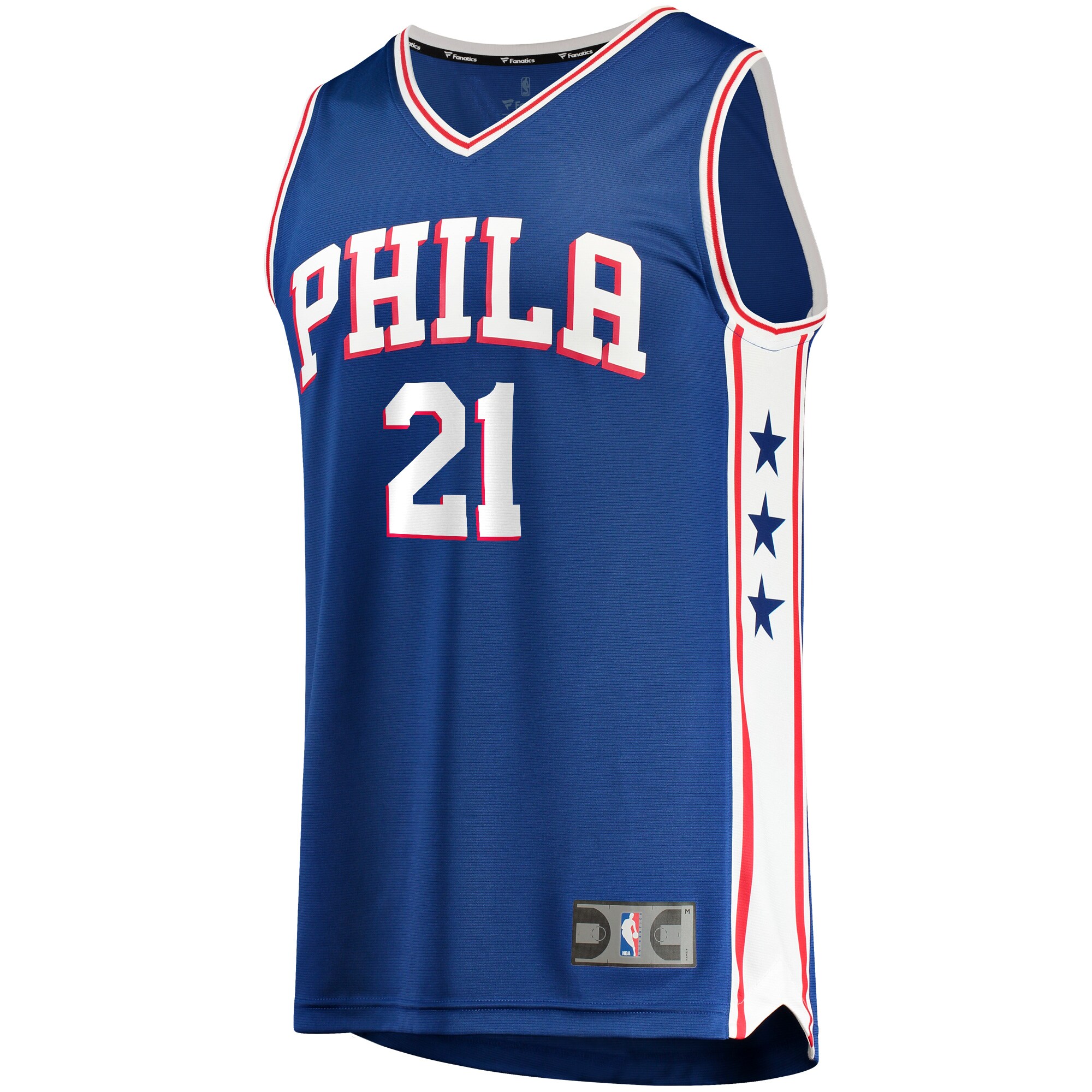 Joel Embiid Philadelphia 76ers Fanatics Youth Fast Break Replica Player Jersey - Icon Edition - Royal