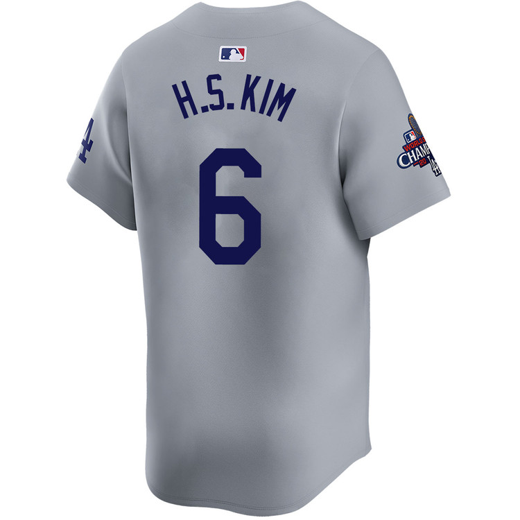 Hyeseong Kim Los Angeles Dodgers Alternate Road Limited World Series Champions Jersey