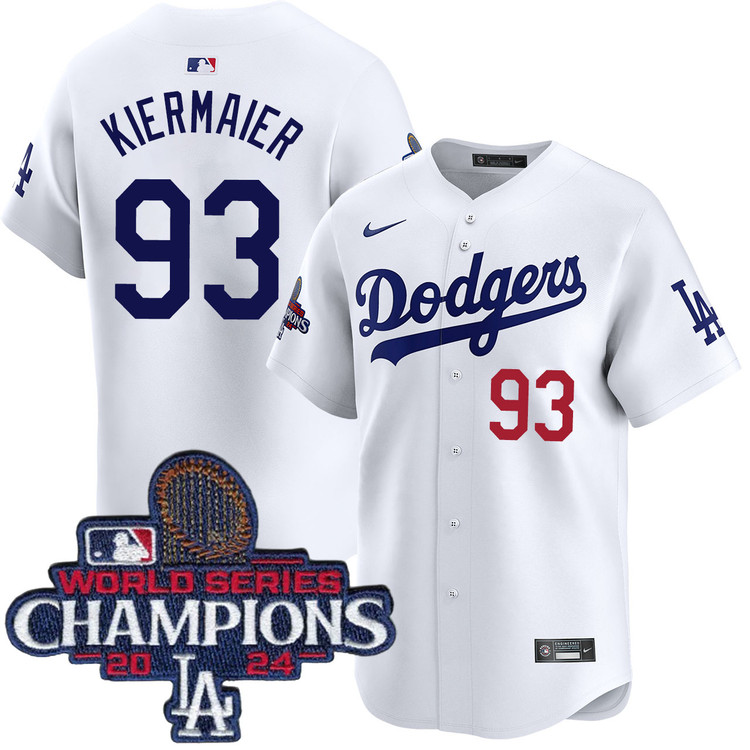 Kevin Kiermaier Los Angeles Dodgers Home Limited World Series Champions Jersey
