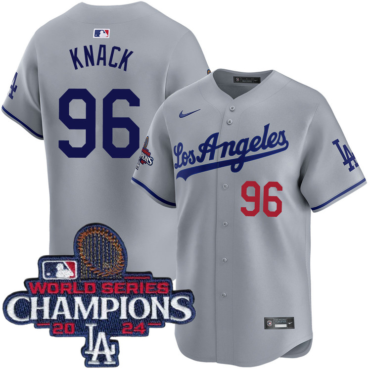 Landon Knack Los Angeles Dodgers Road Limited World Series Champions Jersey