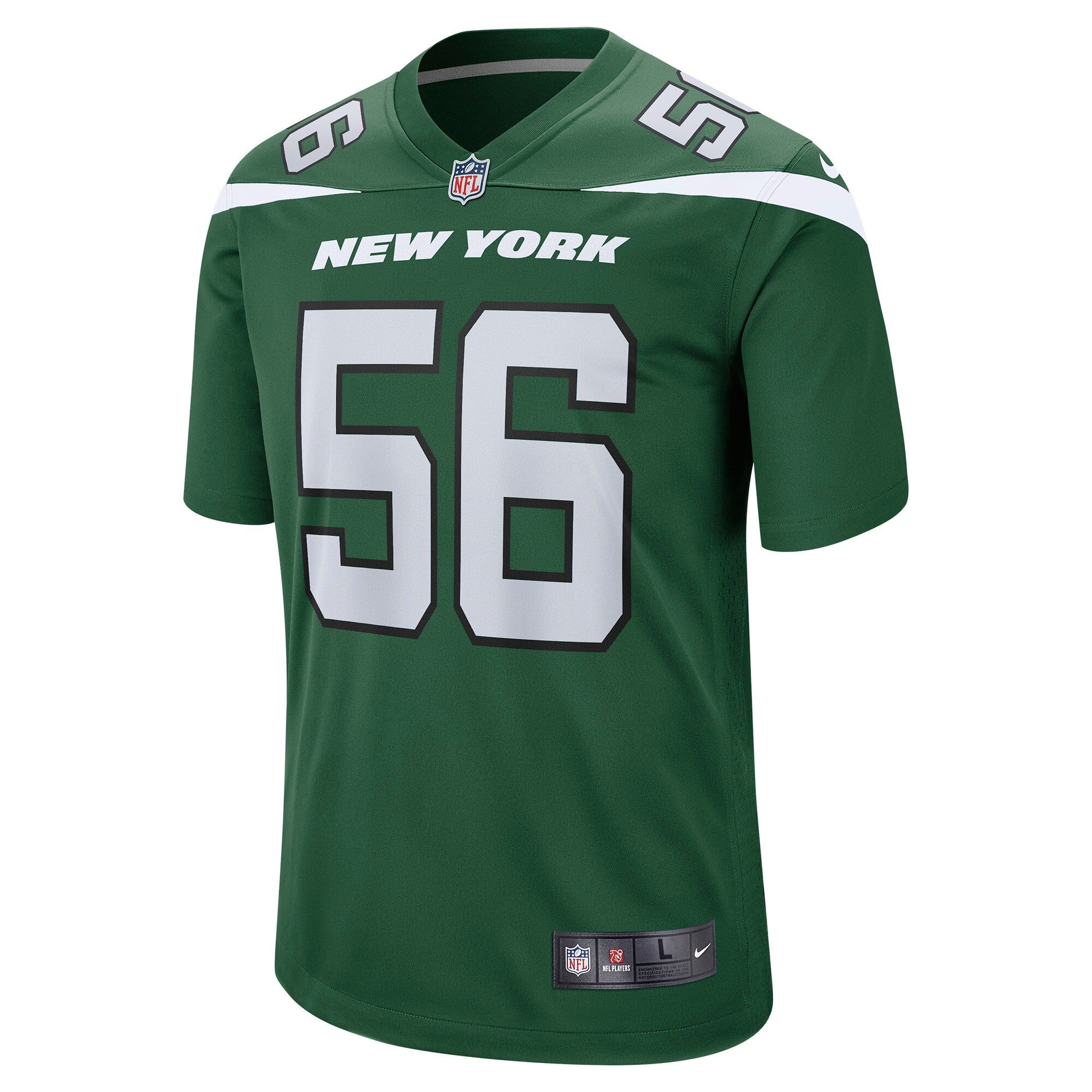 Quincy Williams New York Jets  Game Jersey - Gotham Green