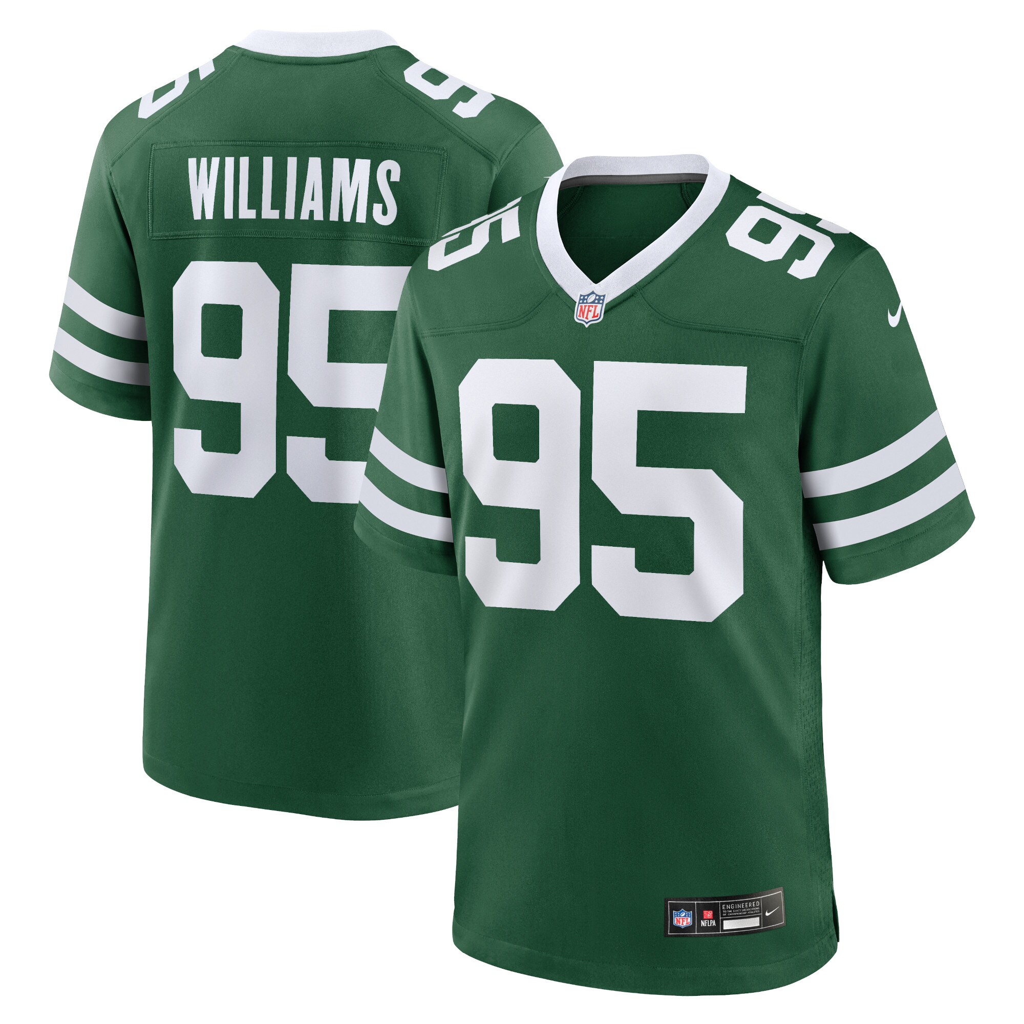 Quinnen Williams New York Jets  Game Jersey - Legacy Green