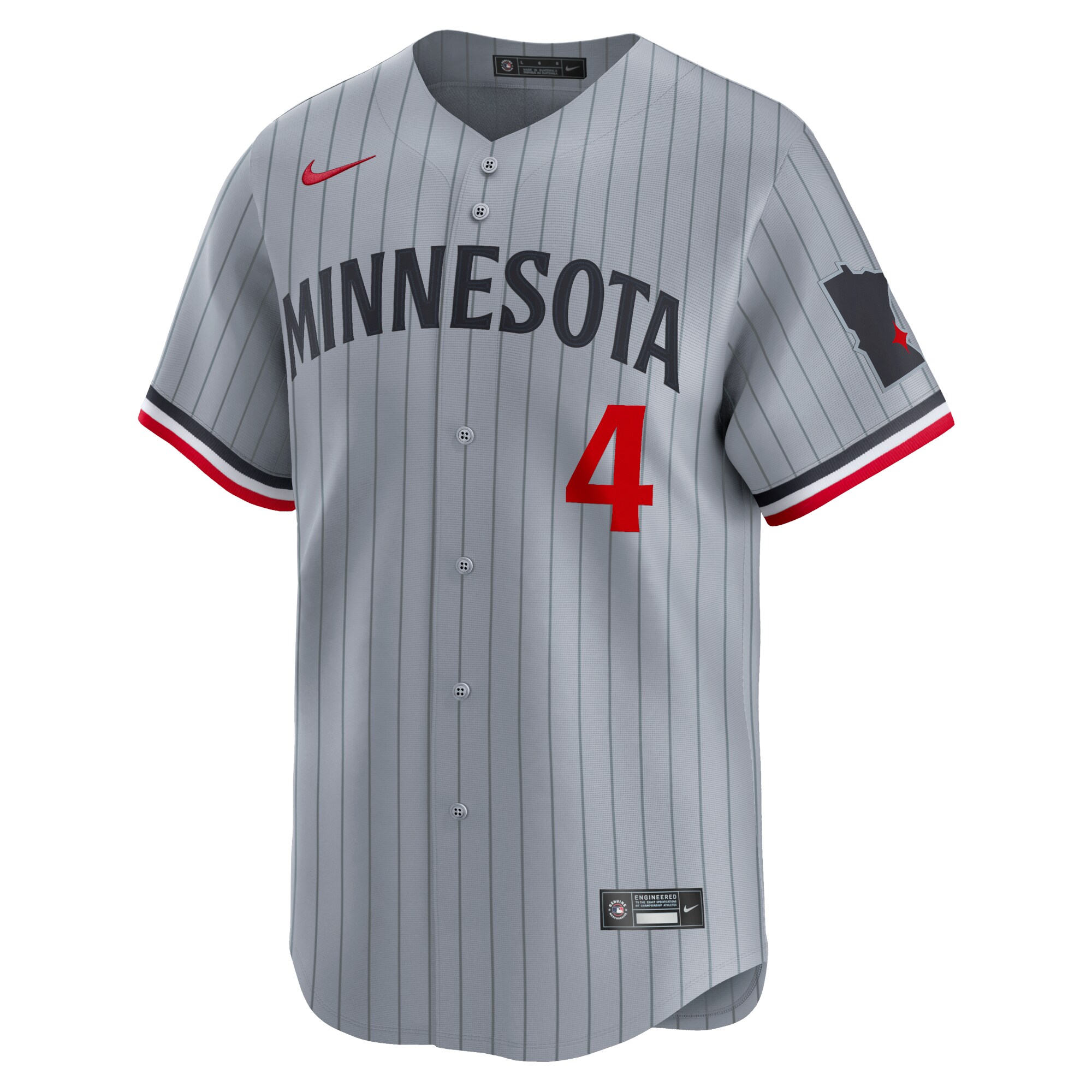 Carlos Correa Minnesota Twins  Road Limited Player Jersey Gray