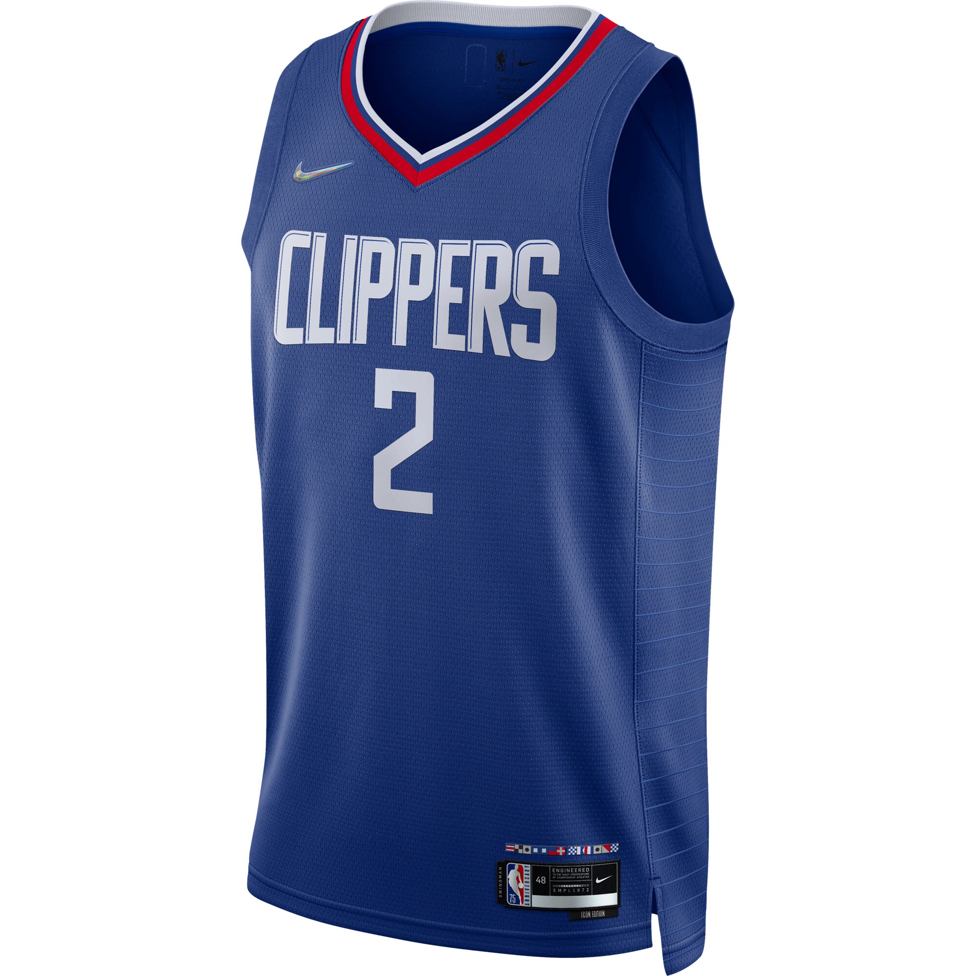 Kawhi Leonard LA Clippers 2021\/22 Diamond Swingman Jersey - Icon Edition - Royal