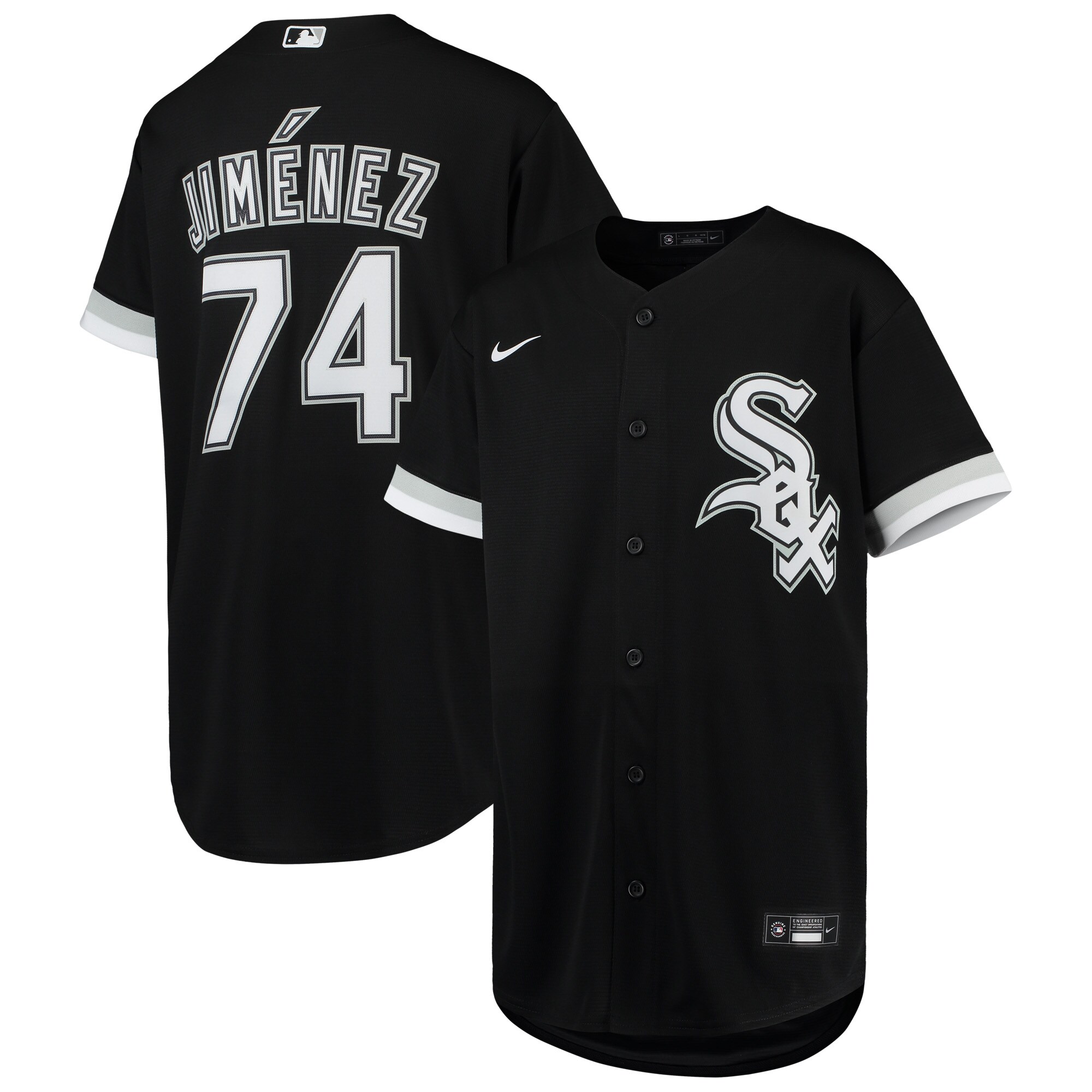 Eloy Jimenez Chicago White Sox Youth Alternate Replica Player Jersey - Black
