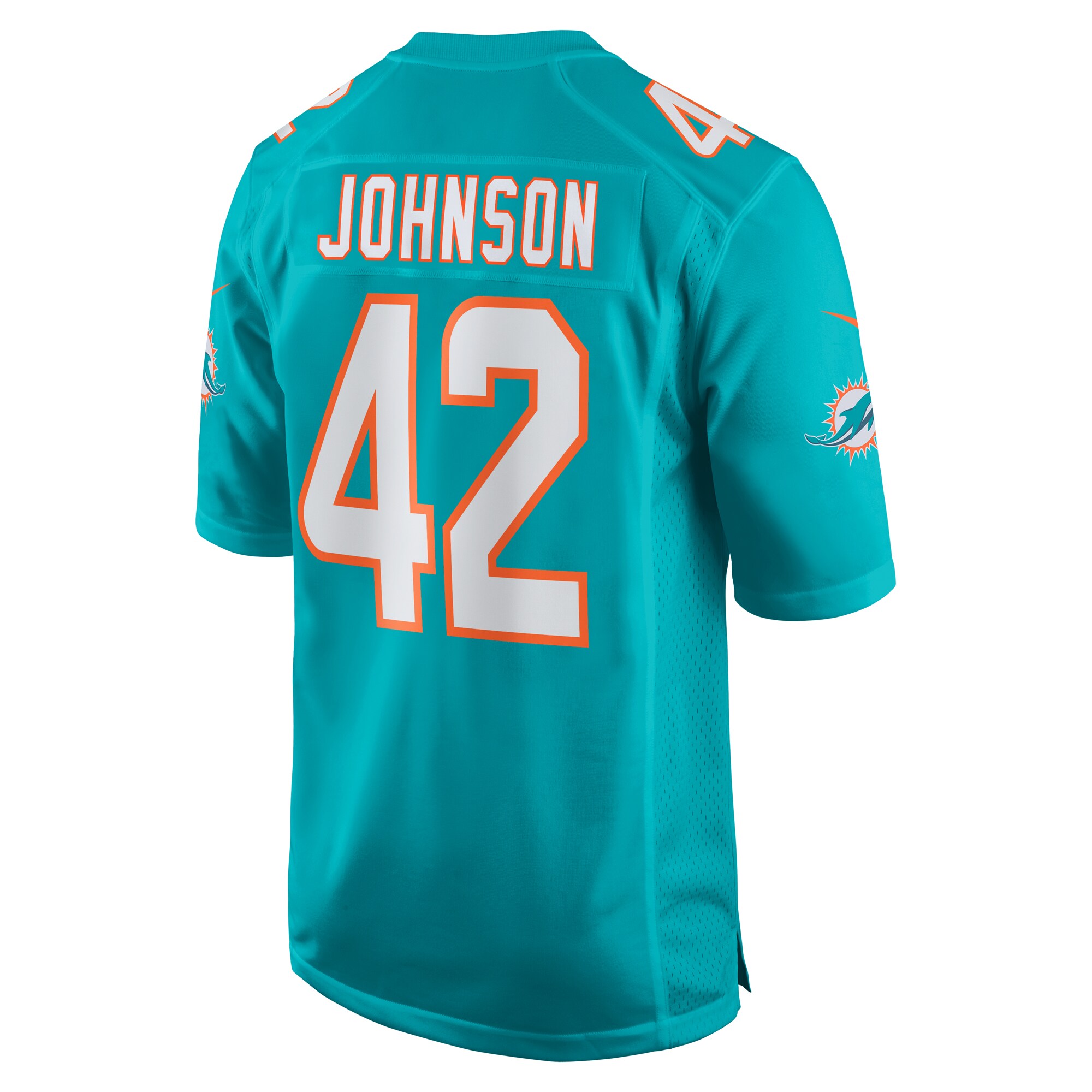 Alexander Johnson Miami Dolphins   Game Jersey -  Aqua