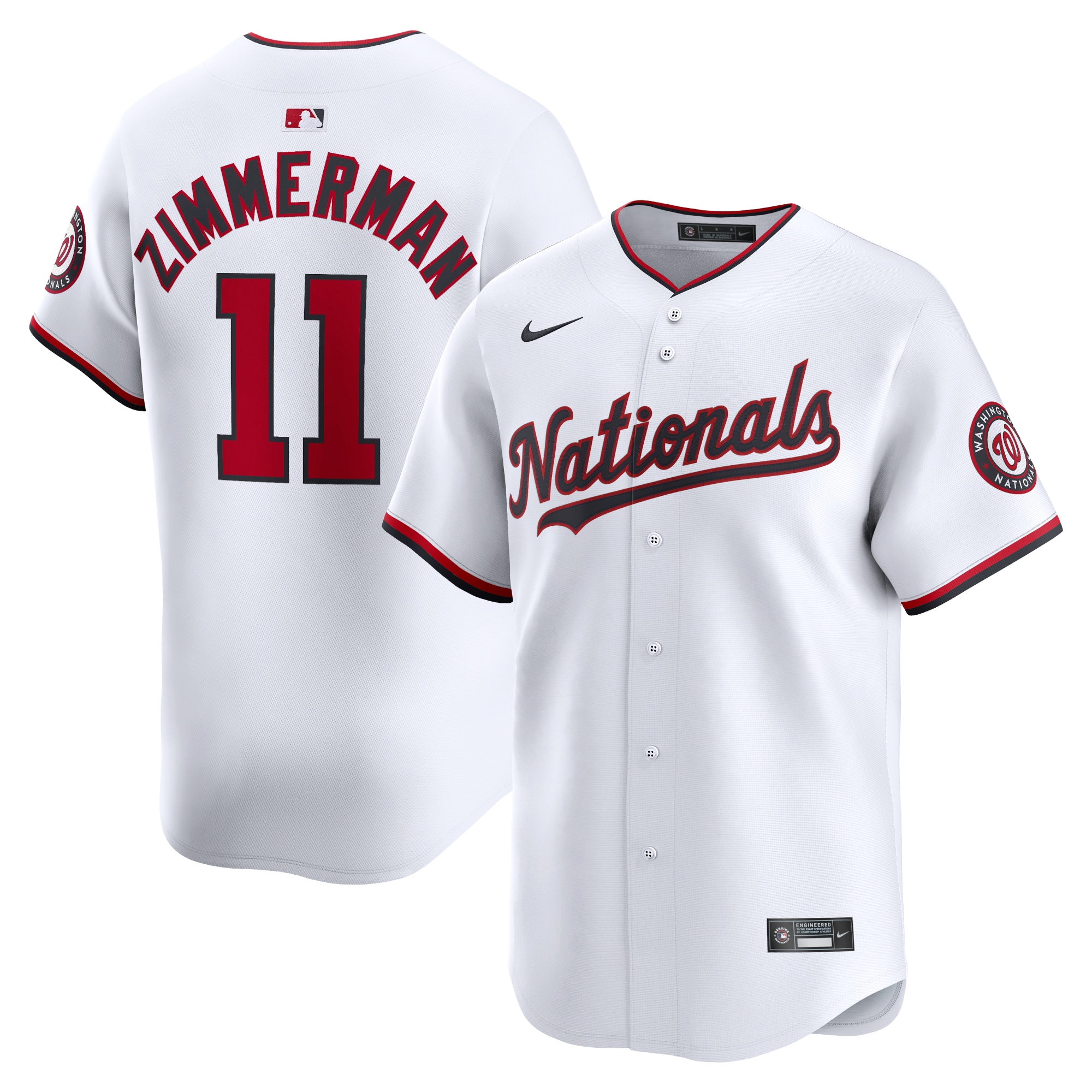 Ryan Zimmerman Washington Nationals Home Limited Player Jersey - White