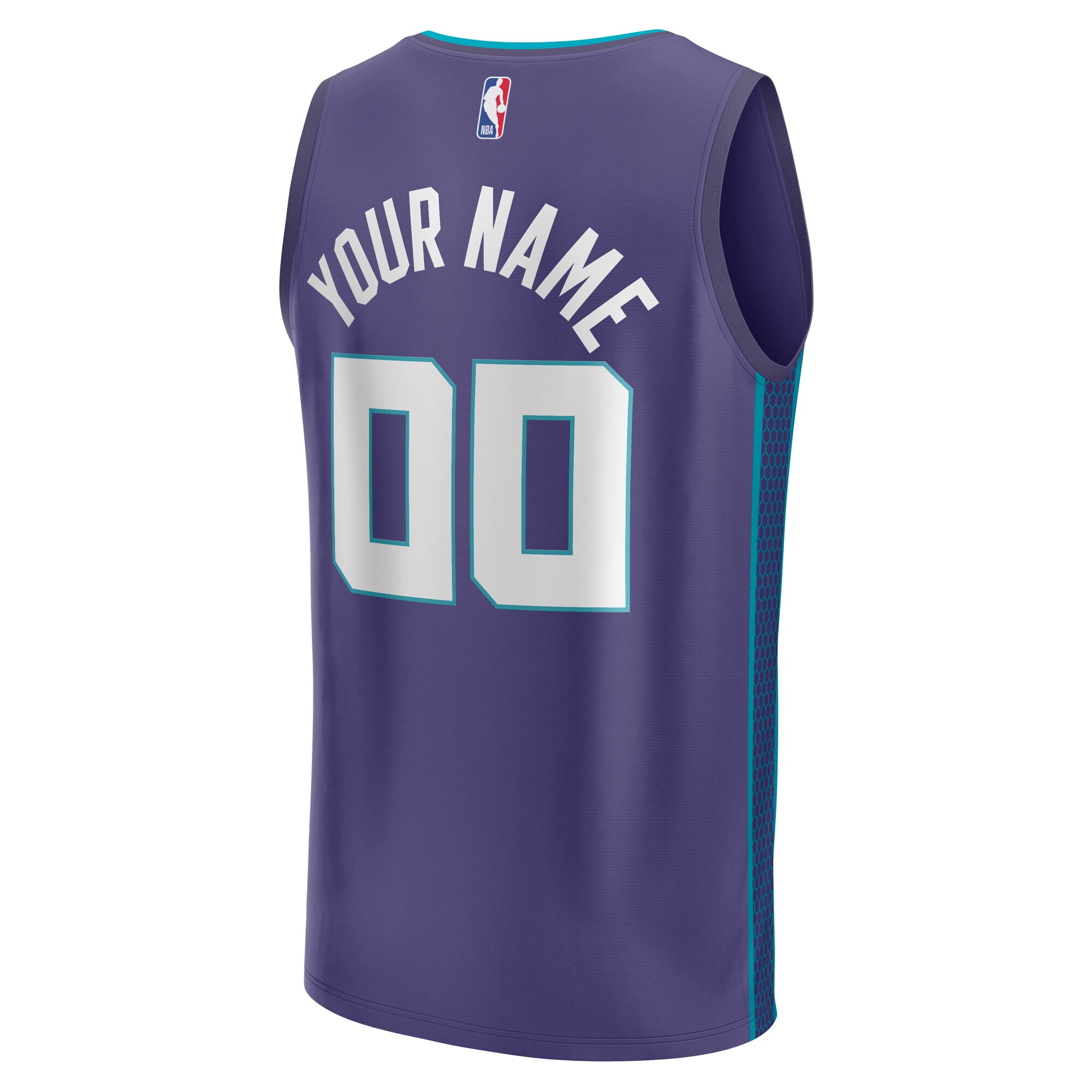Charlotte Hornets Fanatics Fast Break Custom Jersey - Purple - Statement Edition
