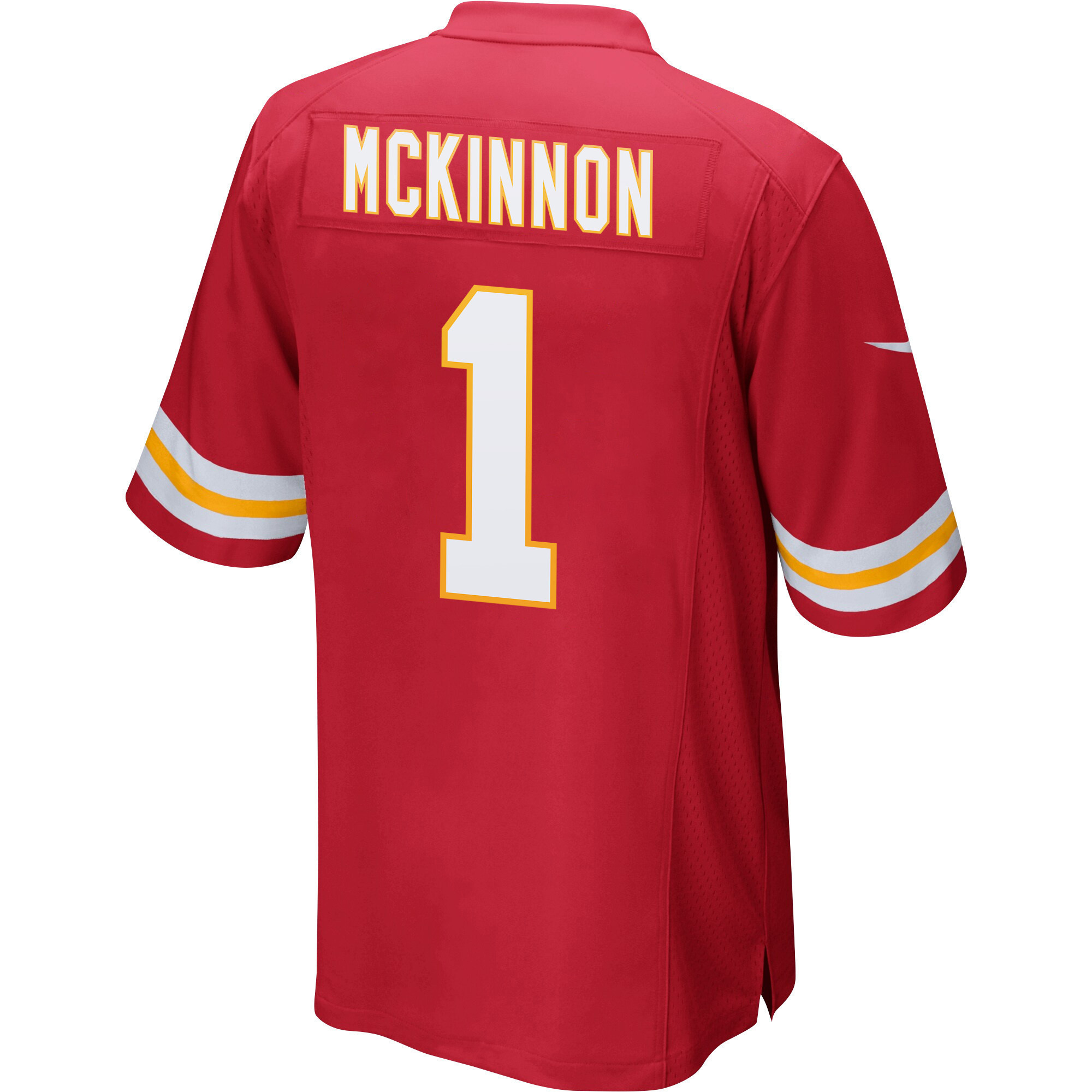 Jerick McKinnon 1 Kansas City Chiefs Super Bowl LVII Champions Men Game Jersey - Red