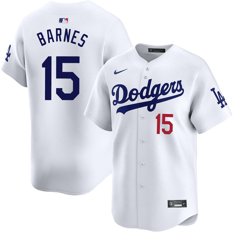 Austin Barnes Los Angeles Dodgers Home Limited Jersey