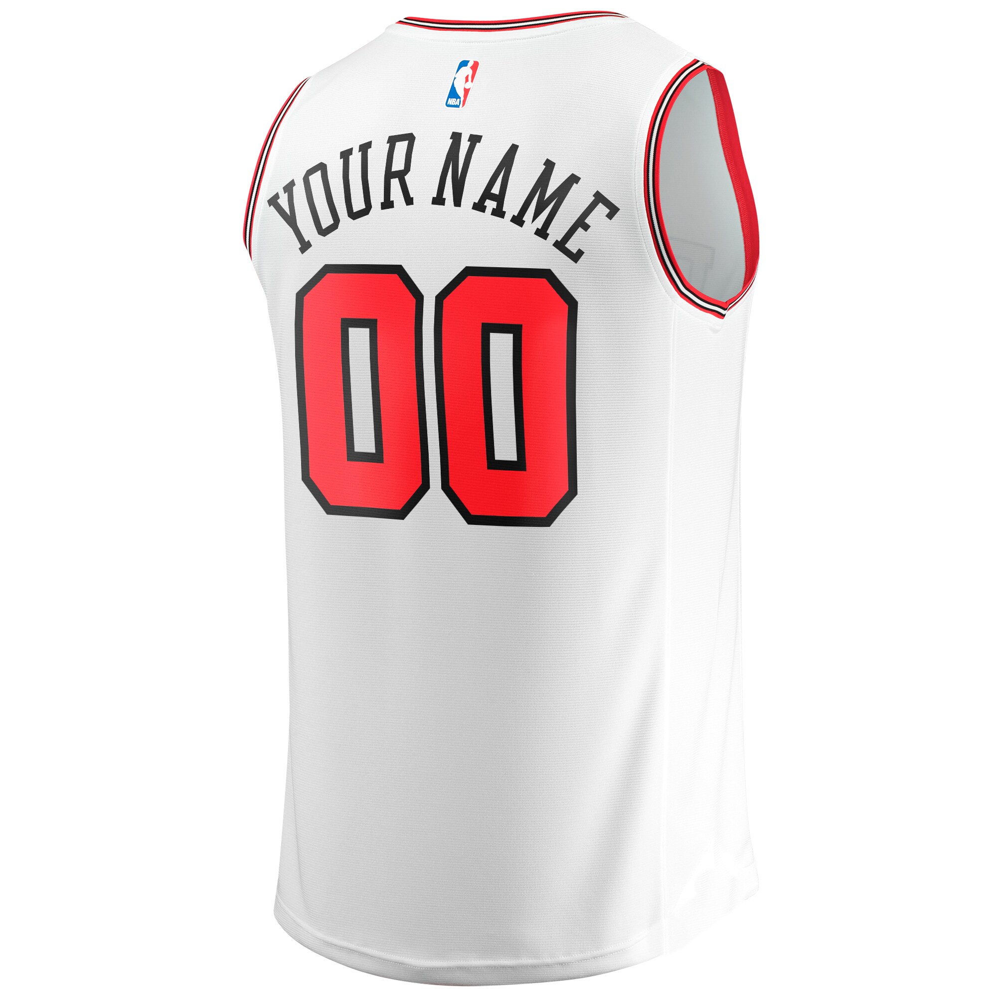 Chicago Bulls Fanatics Fast Break Custom Replica Jersey - Association Edition - White