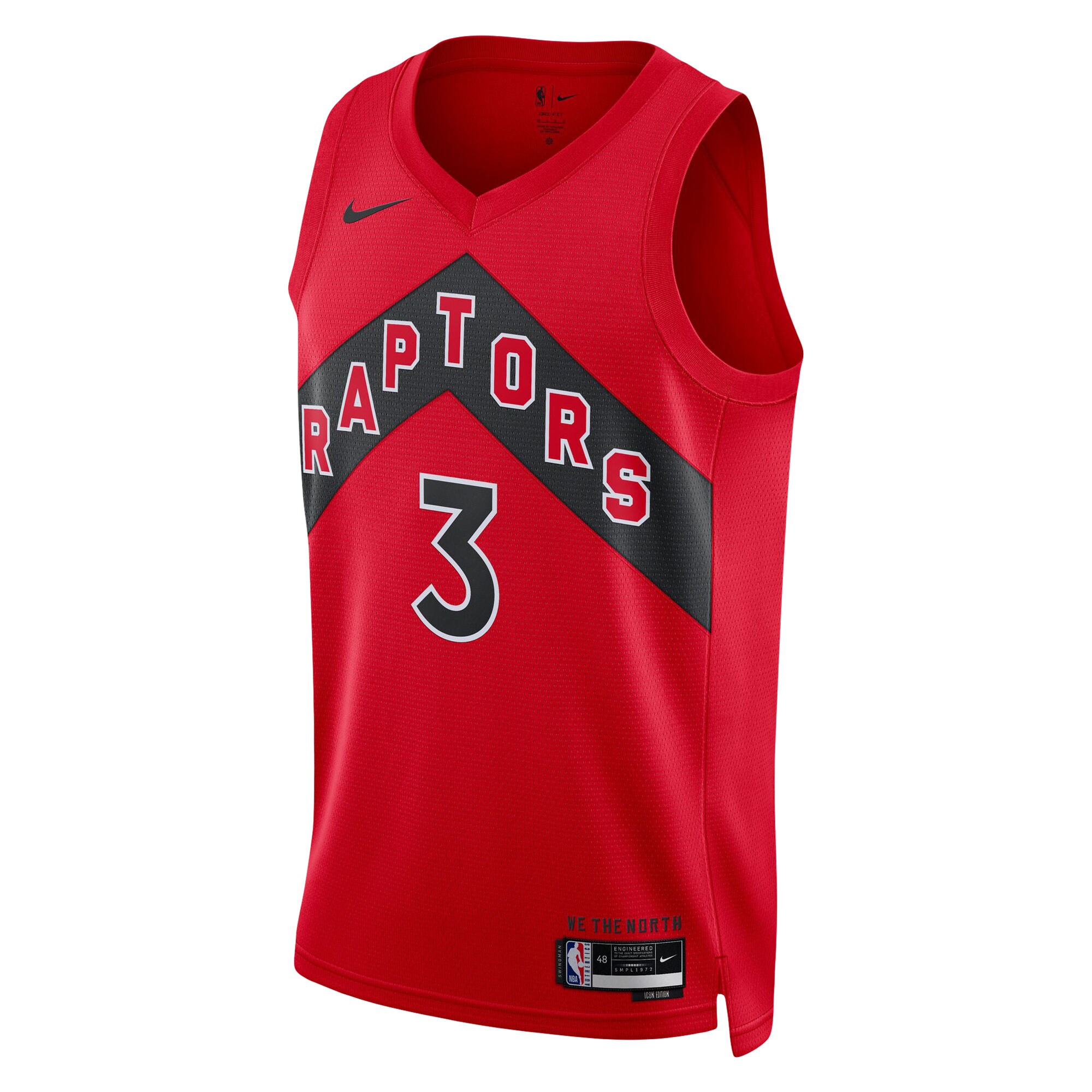 OG Anunoby Toronto Raptors Unisex Swingman Jersey - Icon Edition - Red