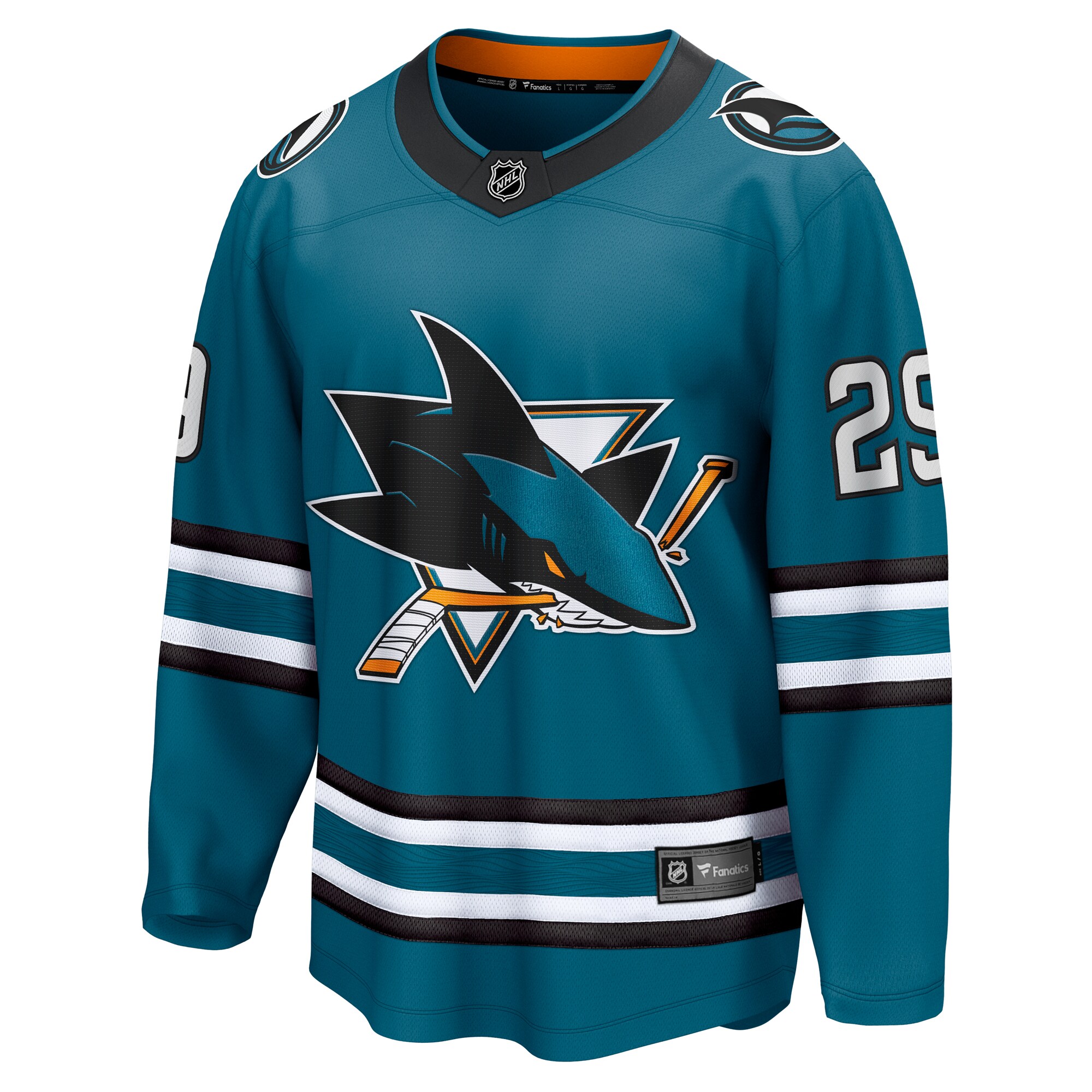 Mackenzie Blackwood San Jose Sharks Fanatics Home Breakaway Jersey - Teal