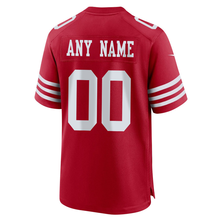 San Francisco 49ers Super Bowl LVIII Thanks For Memories Game Custom Men Jersey - Scarlet