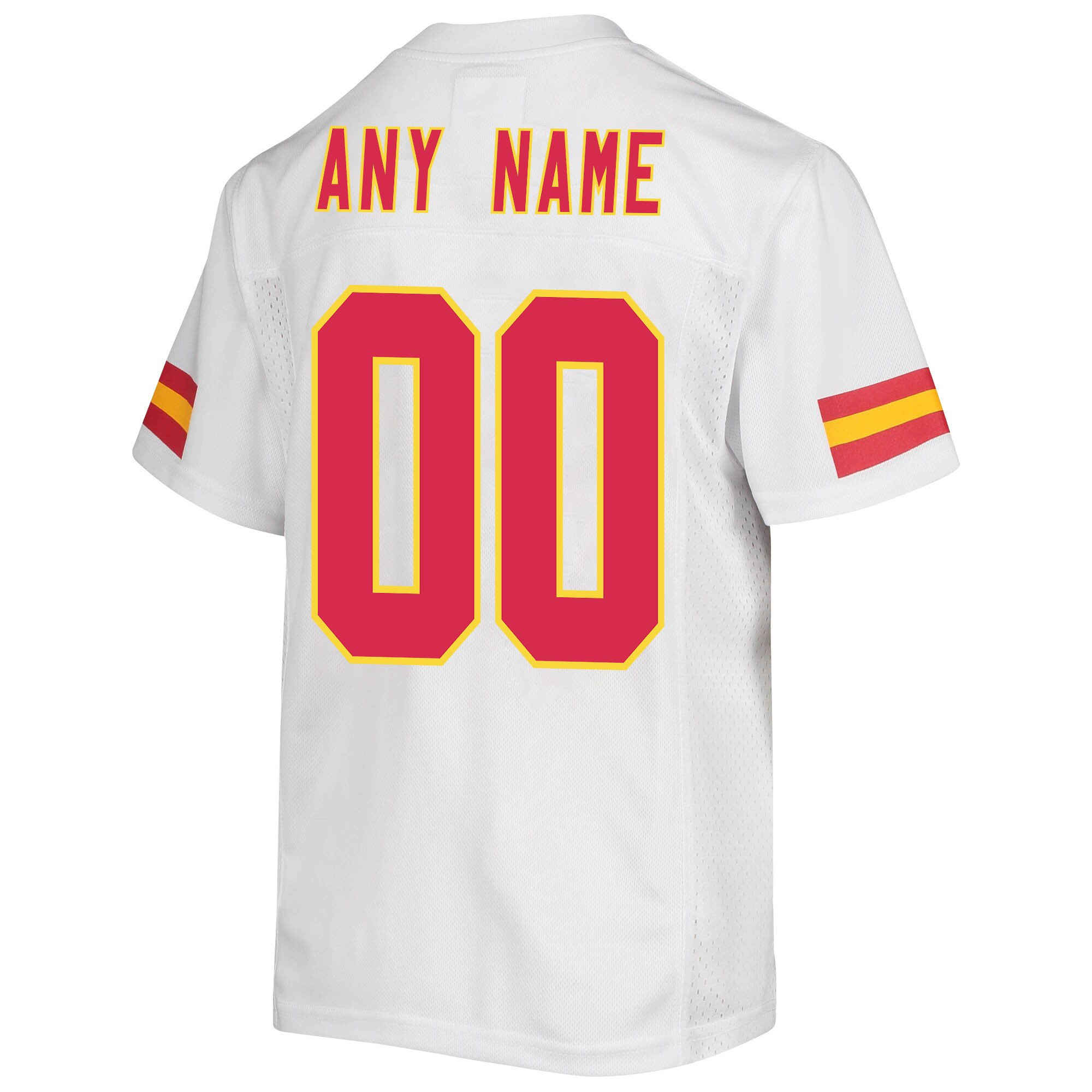 Custom Kansas City Chiefs Super Bowl LVII Champions Youth Game Jersey - White