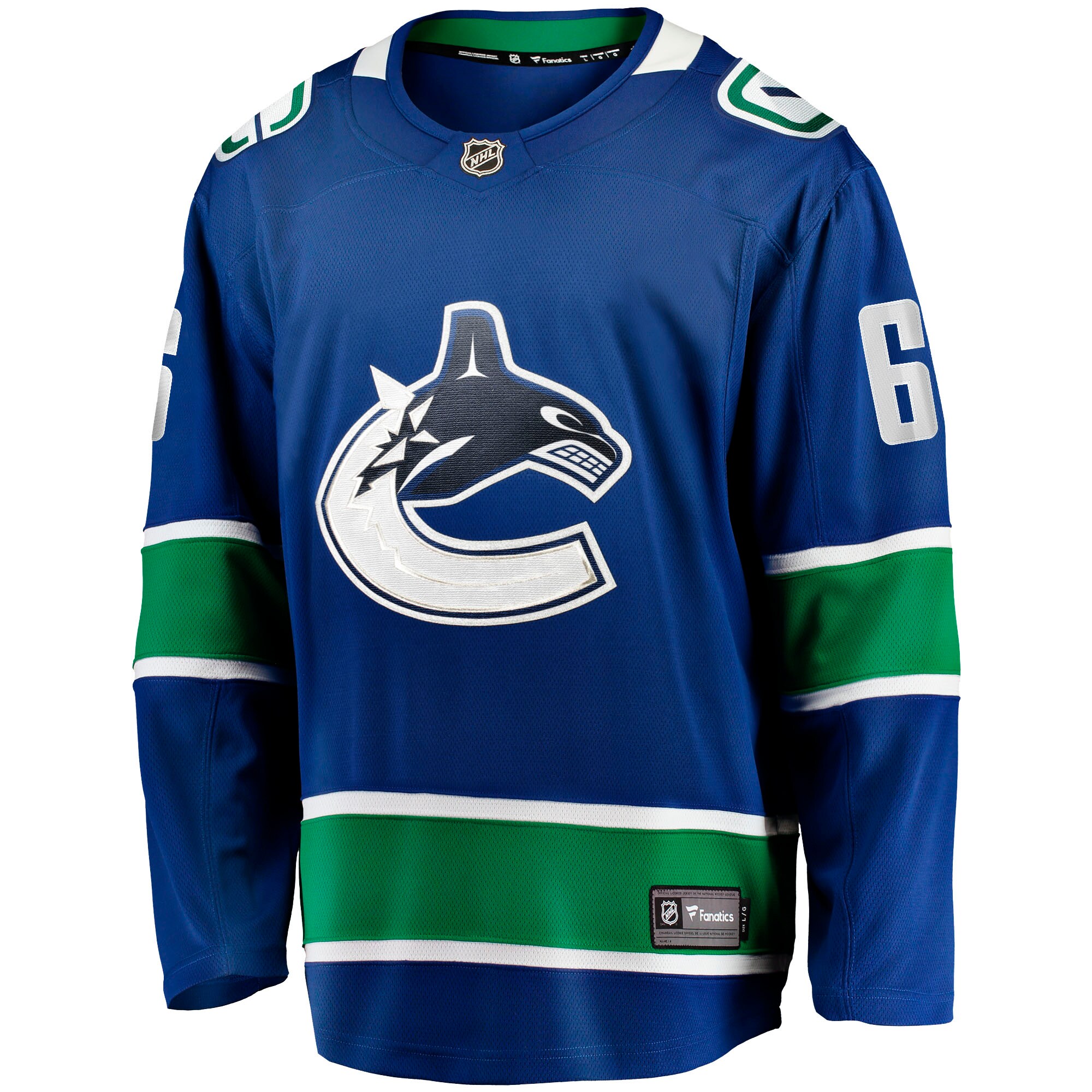 Brock Boeser Vancouver Canucks Fanatics Home Breakaway Jersey - Blue