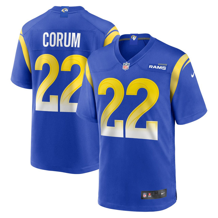 Blake Corum Los Angeles Rams 2024 Game Player Jersey - Royal
