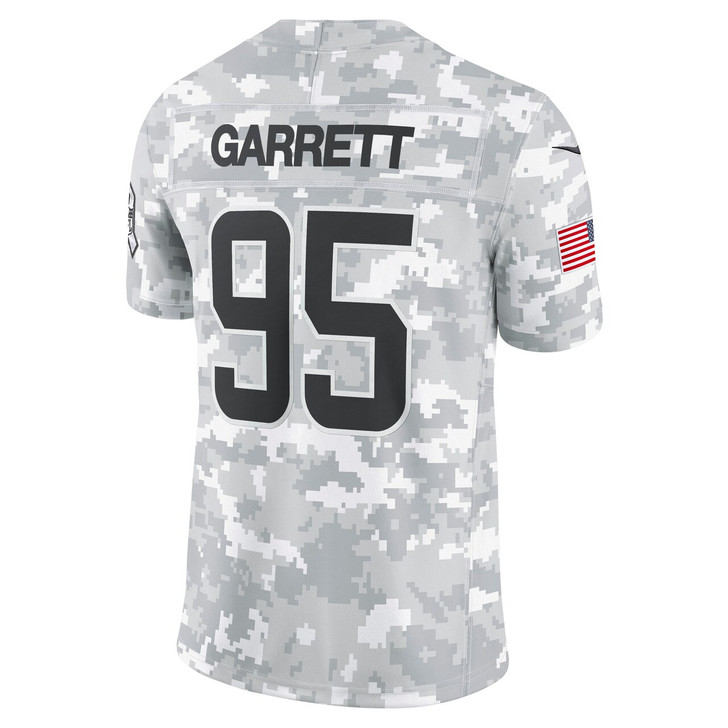 Myles Garrett Cleveland Browns 2024 Salute to Service Limited Jersey - Arctic Camo