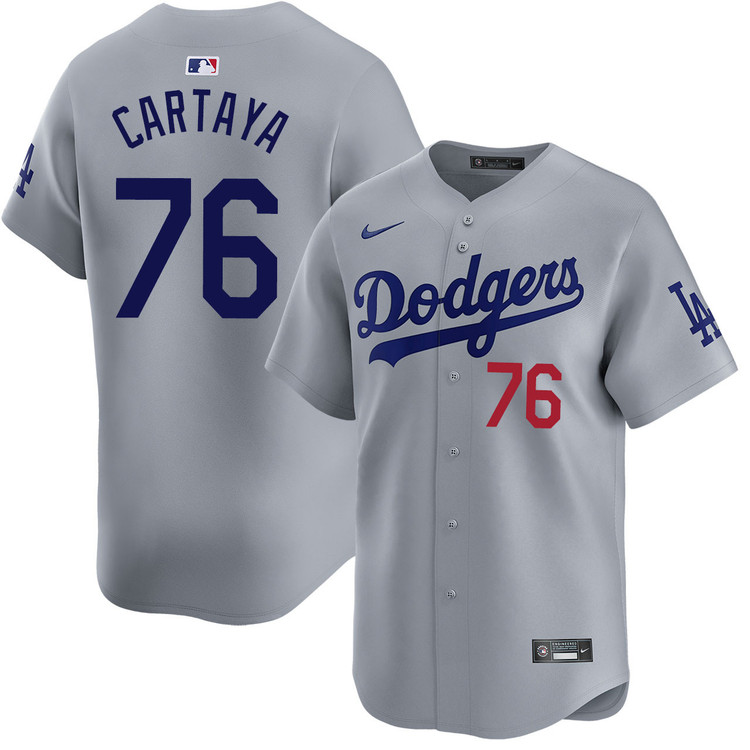 Diego Cartaya Los Angeles Dodgers Alternate Road Limited Jersey