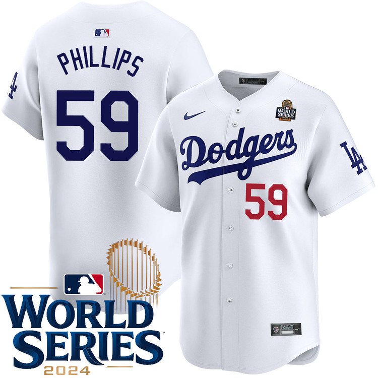 Evan Phillips Los Angeles Dodgers Youth Home Limited World Series Jersey