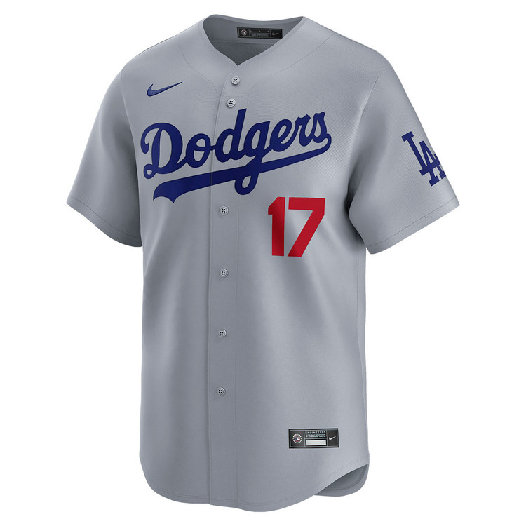 Shohei Ohtani Kanji Los Angeles Dodgers Alternate Road Limited Jersey