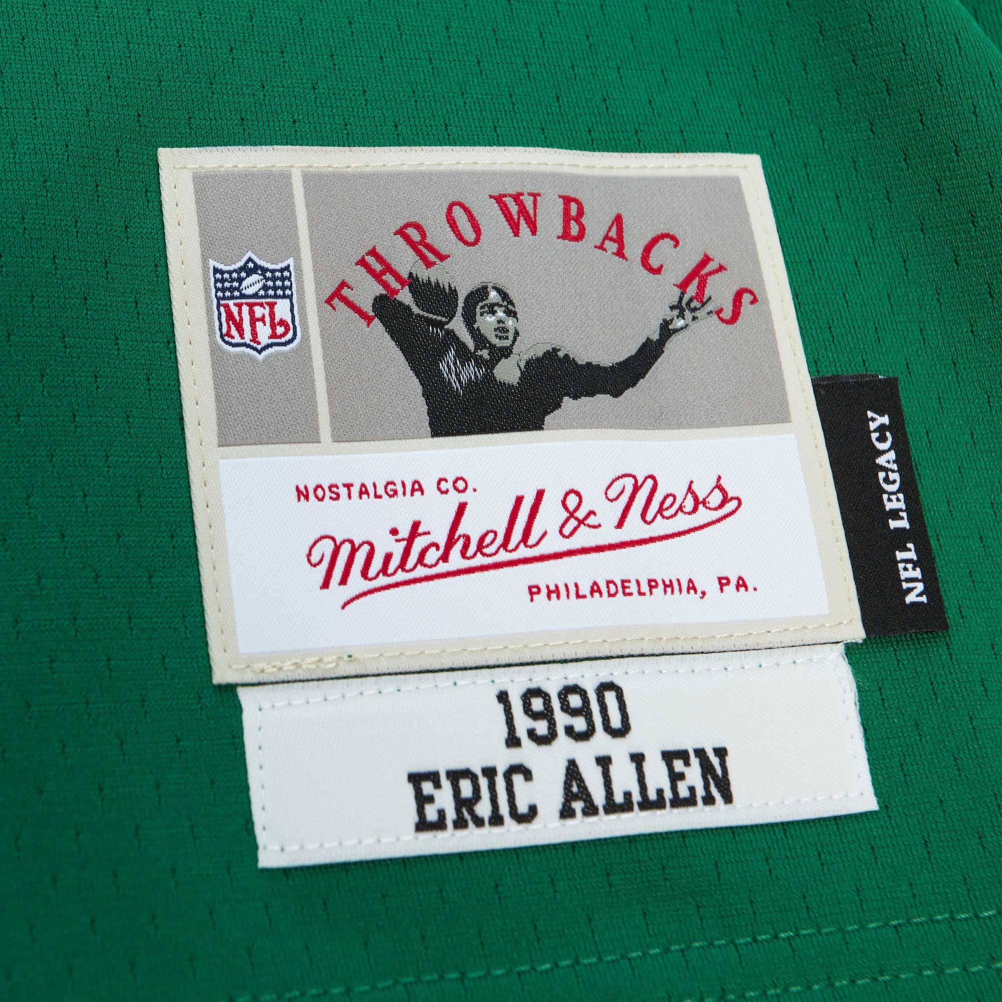 Eric Allen Philadelphia Eagles Mitchell & Ness Legacy Replica Jersey - Kelly Green