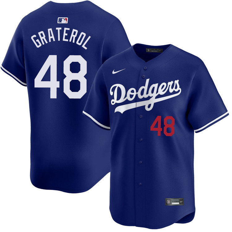 Brusdar Graterol Los Angeles Dodgers Alternate Royal Limited Jersey