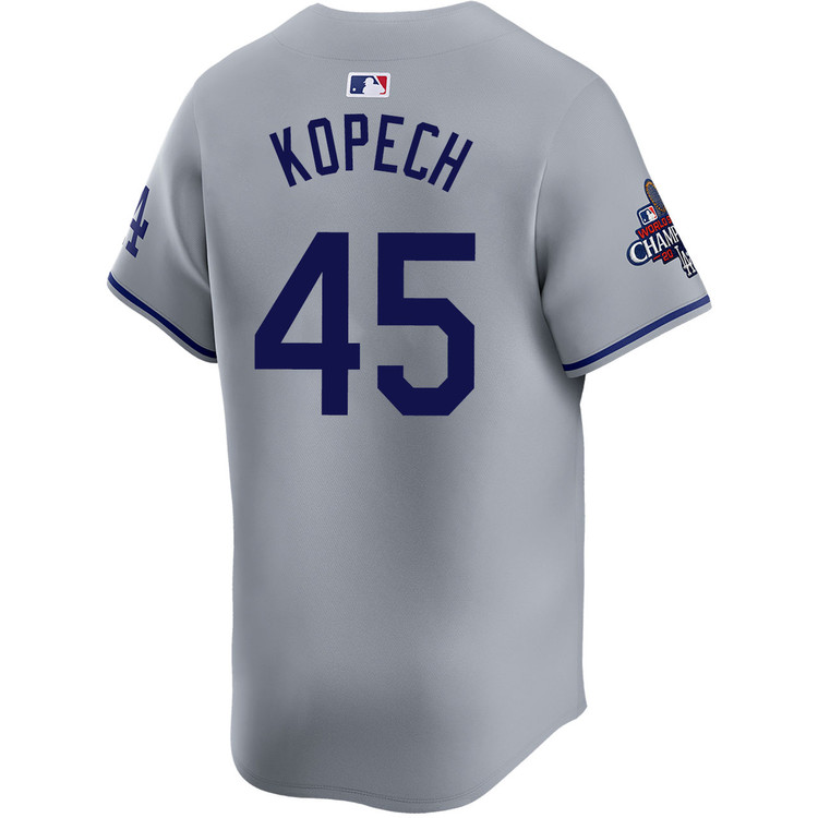 Michael Kopech Los Angeles Dodgers Road Limited World Series Champions Jersey