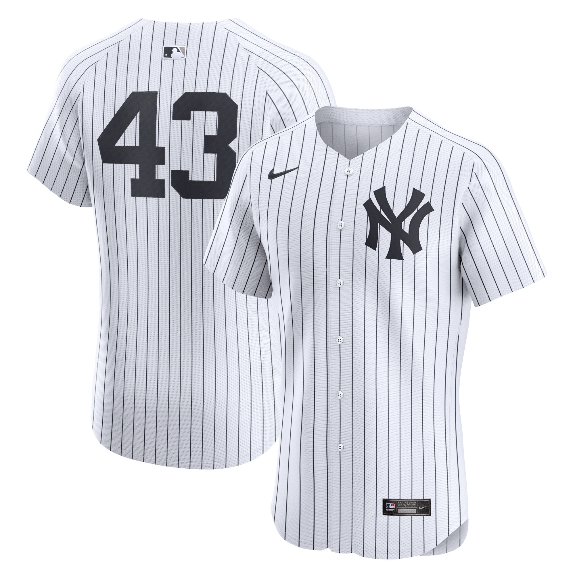 Jonathan Lo\u00c3\u00a1isiga New York Yankees Home Elite Player Jersey - White