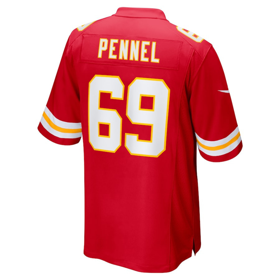 Mike Pennel #69 Kansas City Chiefs Super Bowl LIX Jersey - Men's - Red
