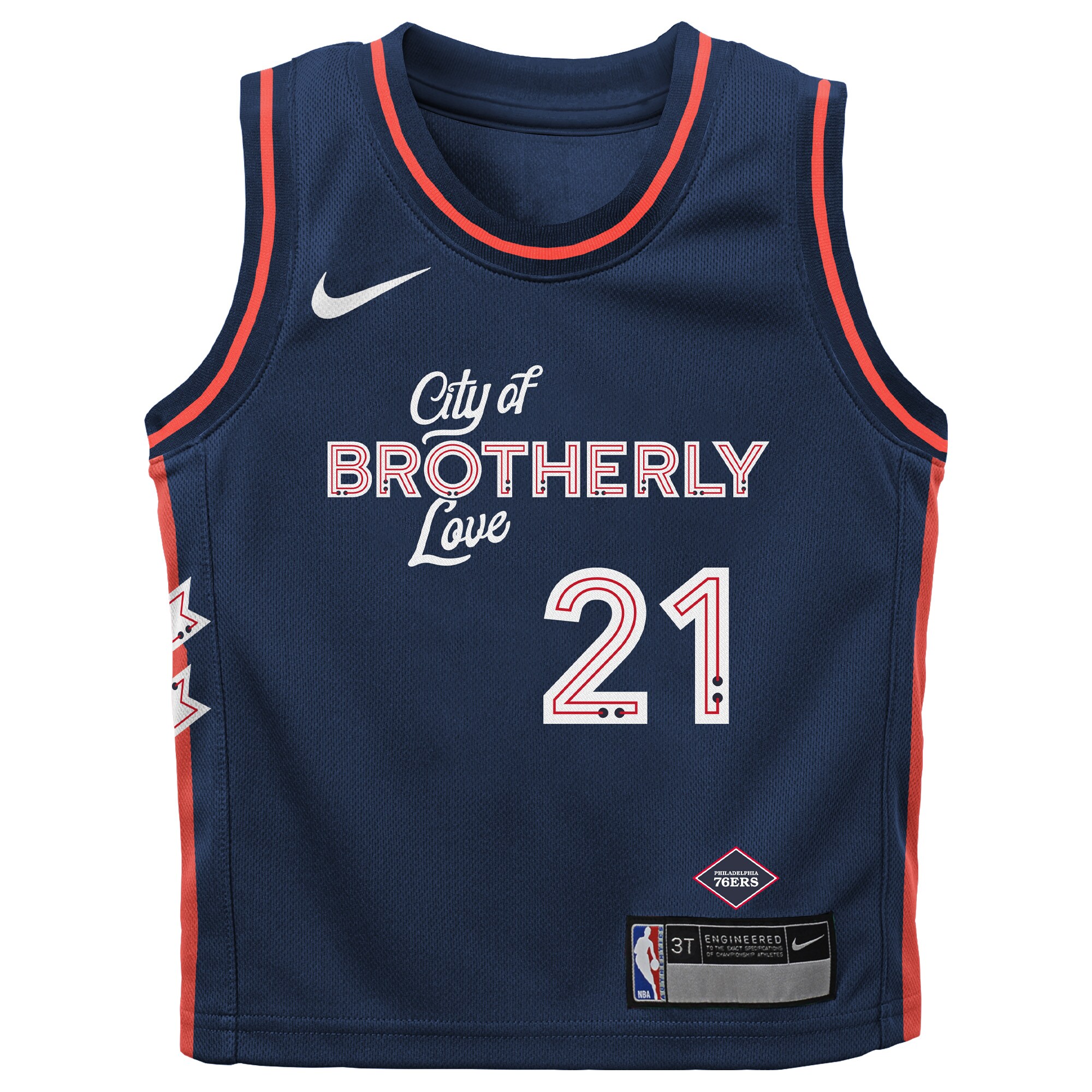 Joel Embiid Philadelphia 76ers Infant Swingman Replica Jersey - City Edition - Navy