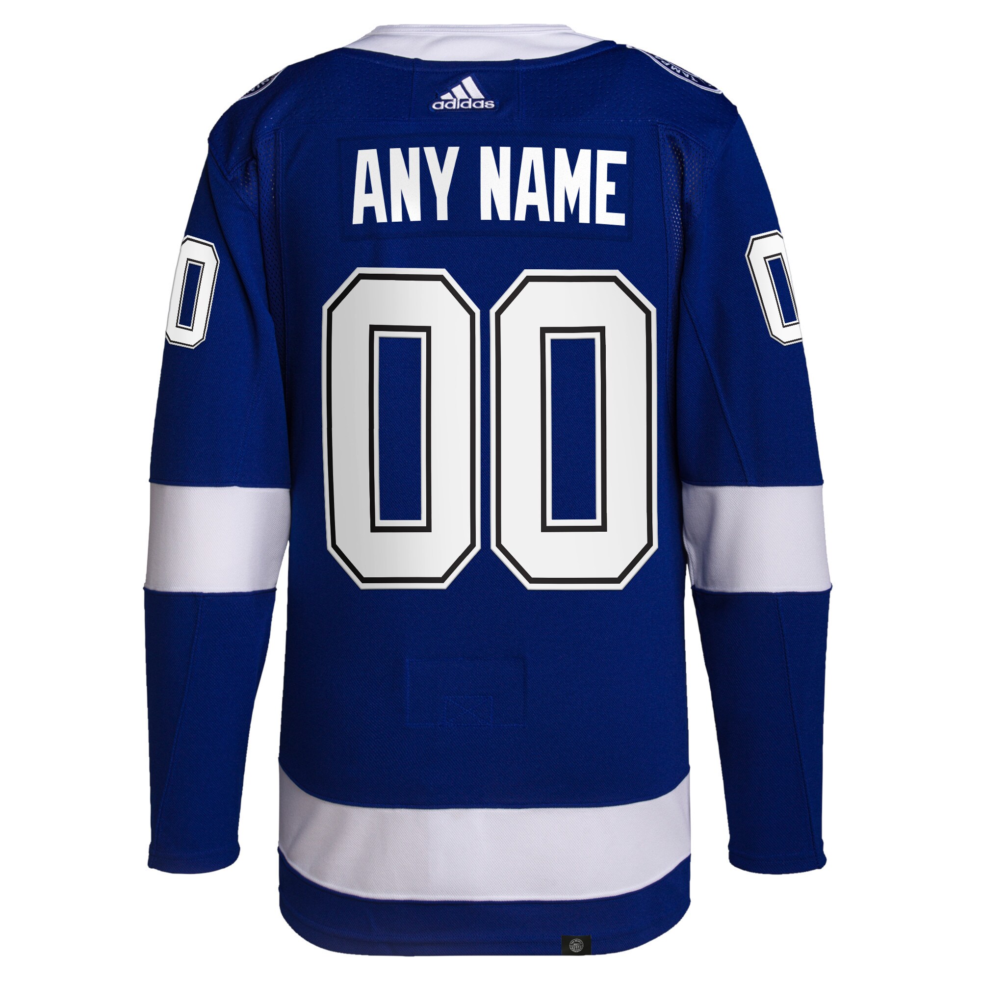 Tampa Bay Lightning adidas  Home  Primegreen Authentic Custom Jersey - Royal