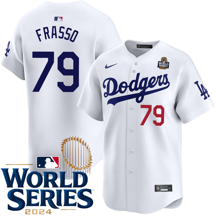 Nick Frasso Los Angeles Dodgers Youth Home Limited World Series Jersey