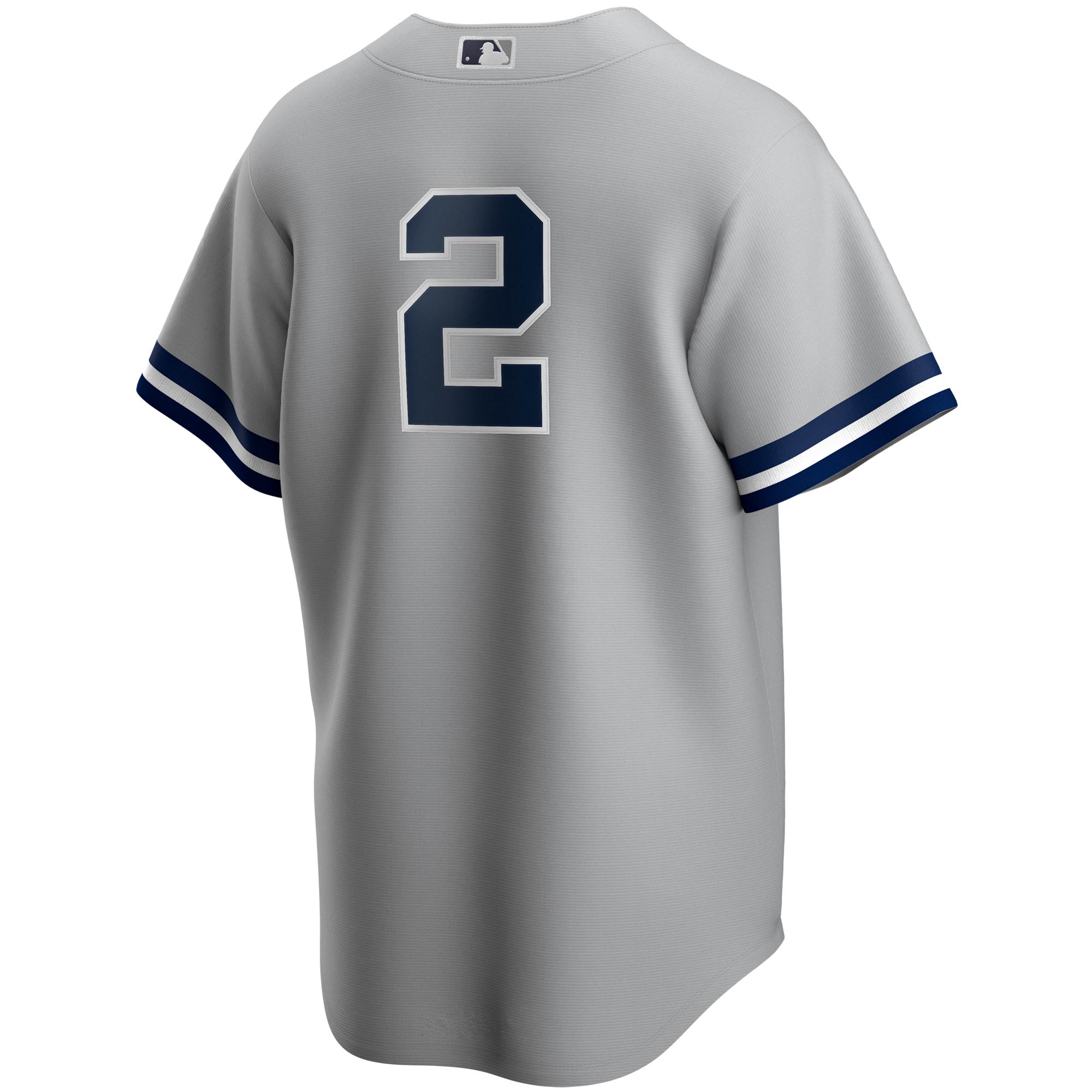 Derek Jeter New York Yankees  Road Replica Player Jersey - Gray