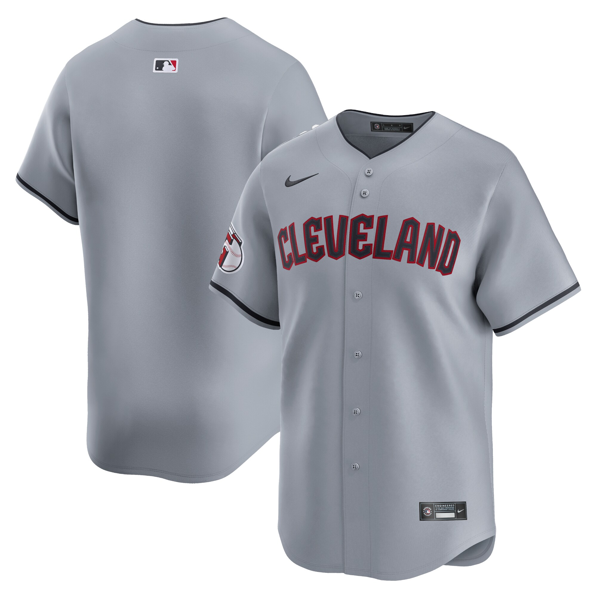Cleveland Guardians  Road Limited Jersey Gray