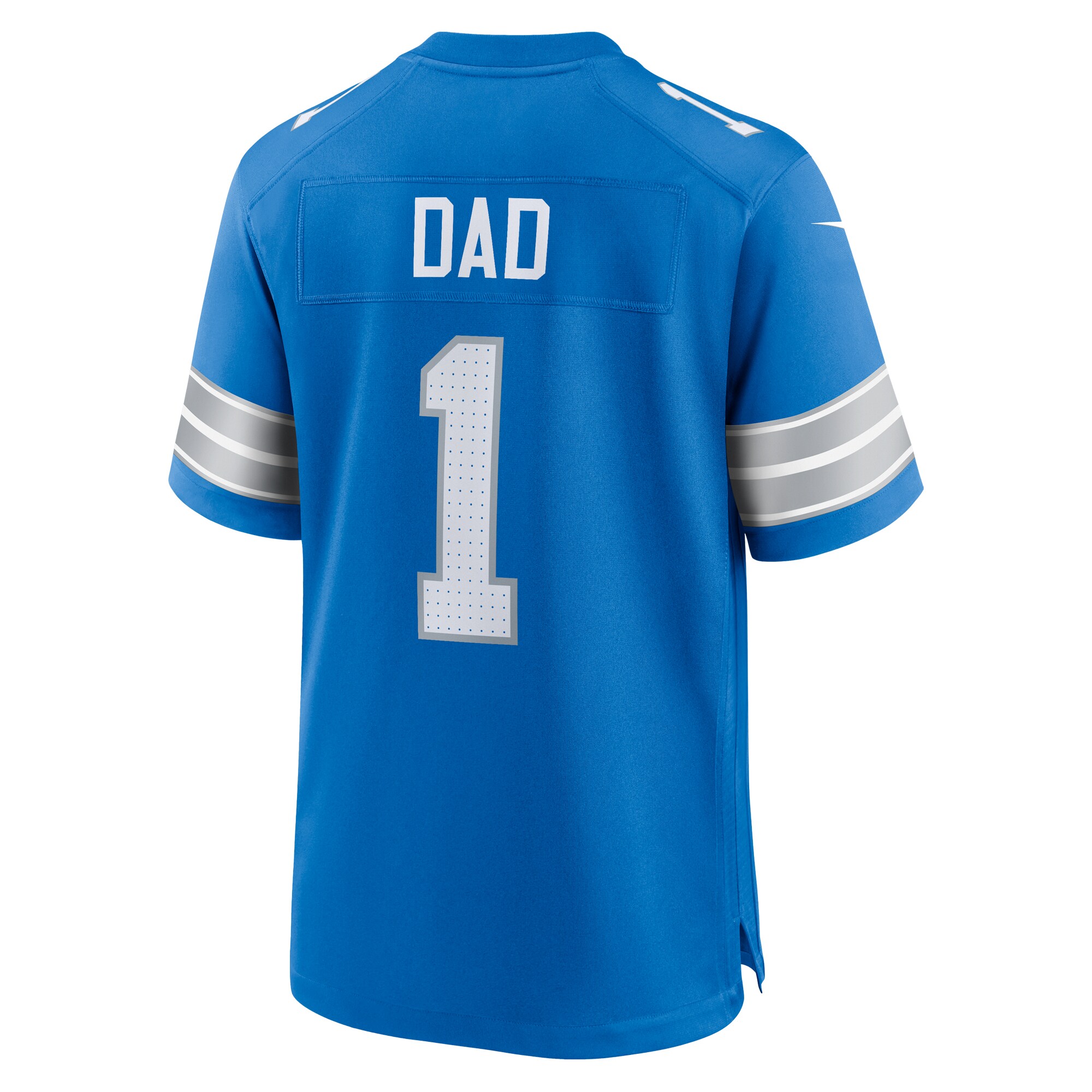 Number 1 Dad Detroit Lions  Game Jersey - Blue