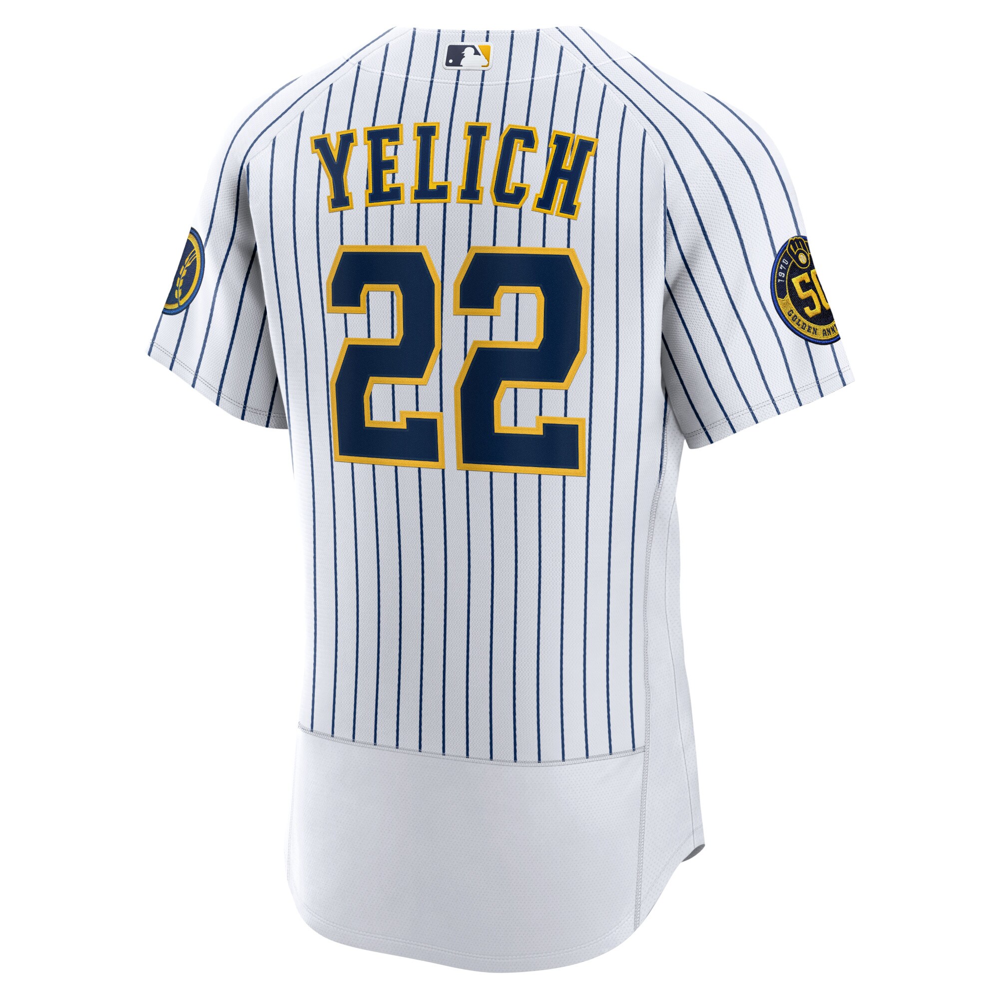Christian Yelich Milwaukee Brewers  Alternate Authentic Player Jersey - White