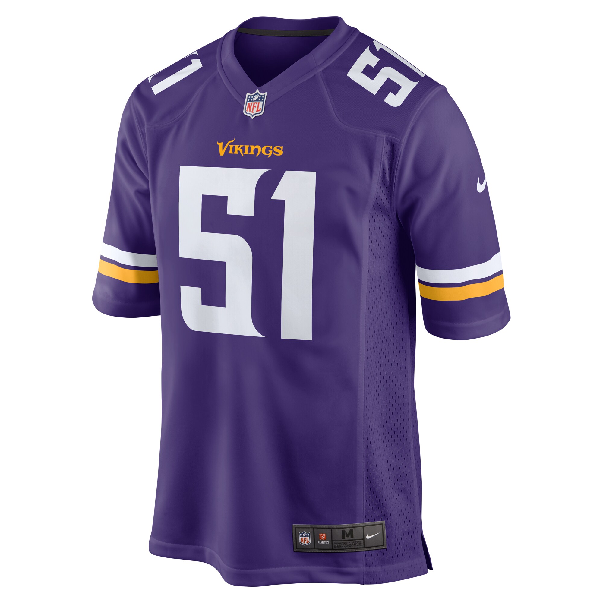 Blake Cashman Minnesota Vikings  Team Game Jersey -  Purple
