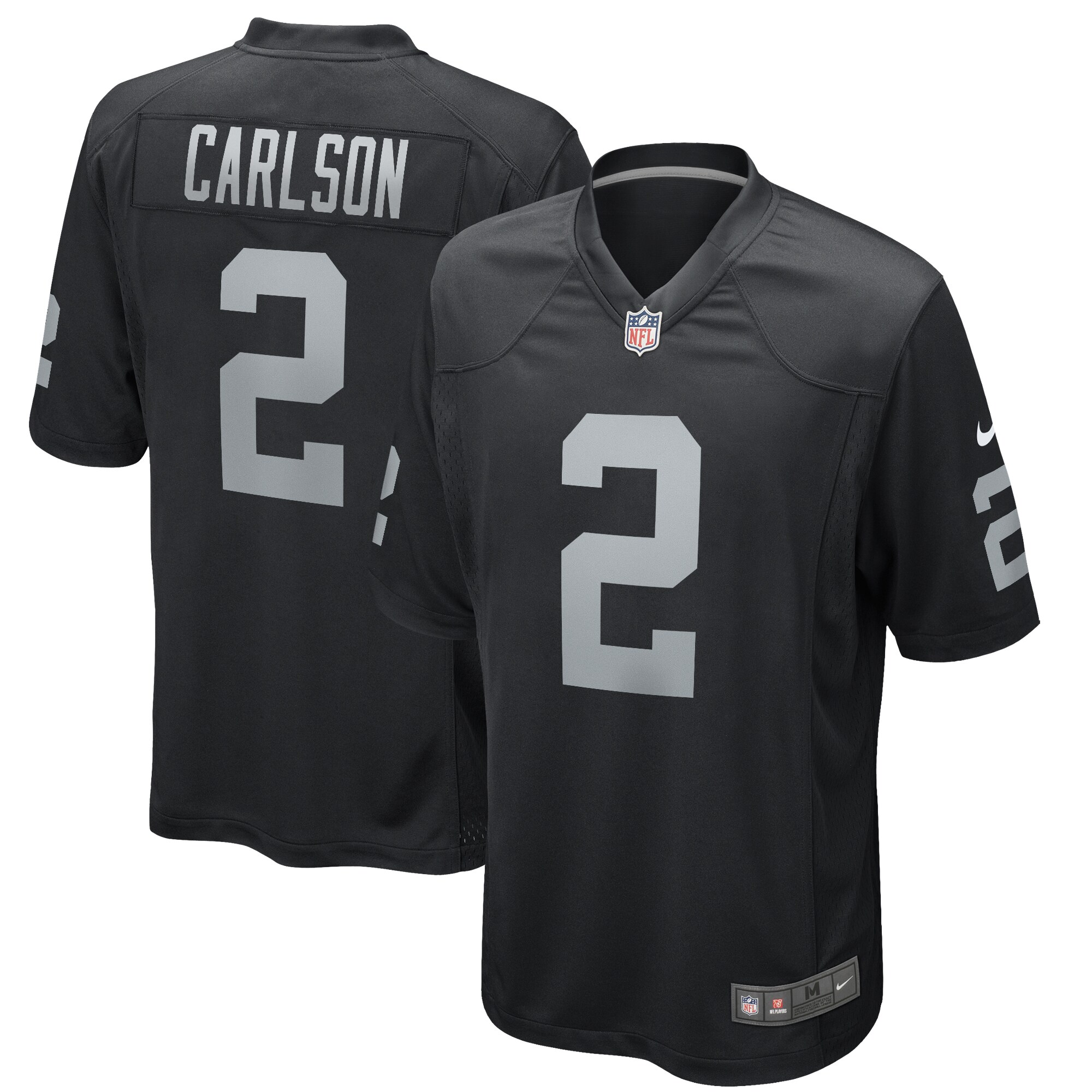 Daniel Carlson Las Vegas Raiders  Game Player Jersey - Black