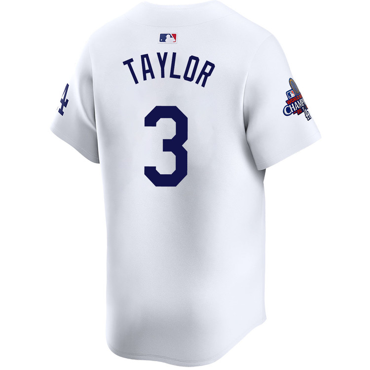 Chris Taylor Los Angeles Dodgers Home Limited World Series Champions Jersey