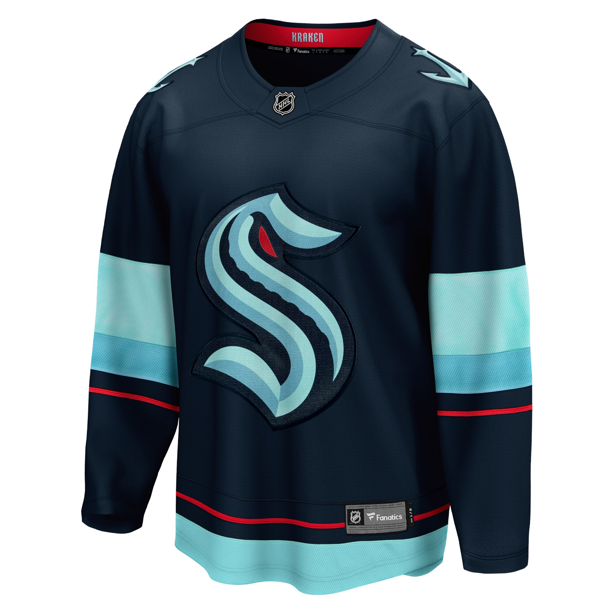 Seattle Kraken Fanatics Home Breakaway Jersey - Deep Sea Blue
