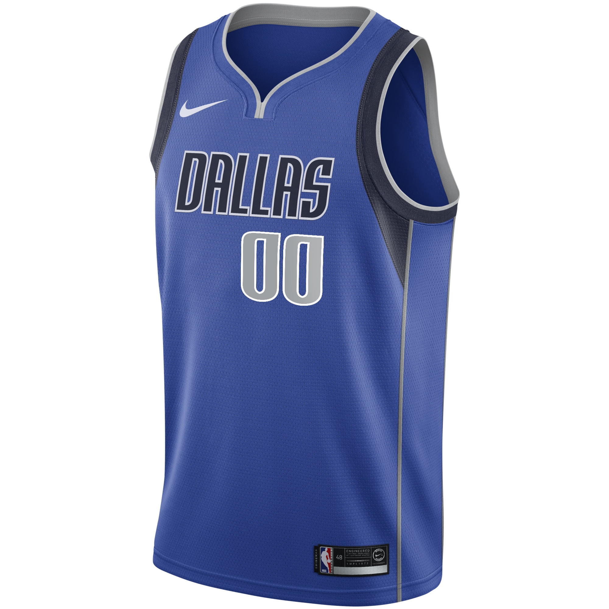 Dallas Mavericks 2020\/21 Swingman Custom Jersey - Icon Edition - Blue