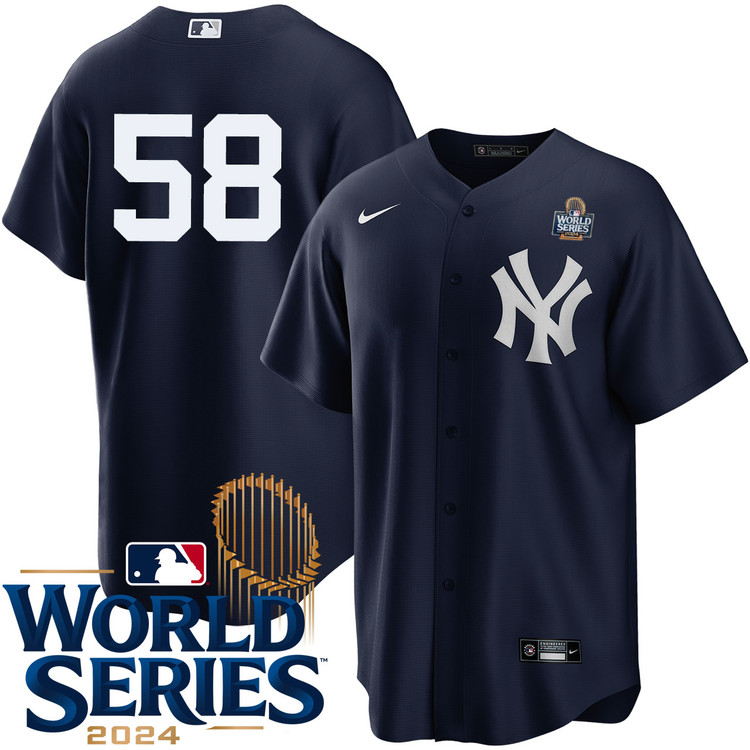 Anthony Misiewicz New York Yankees Alternate Navy Player World Series Jersey