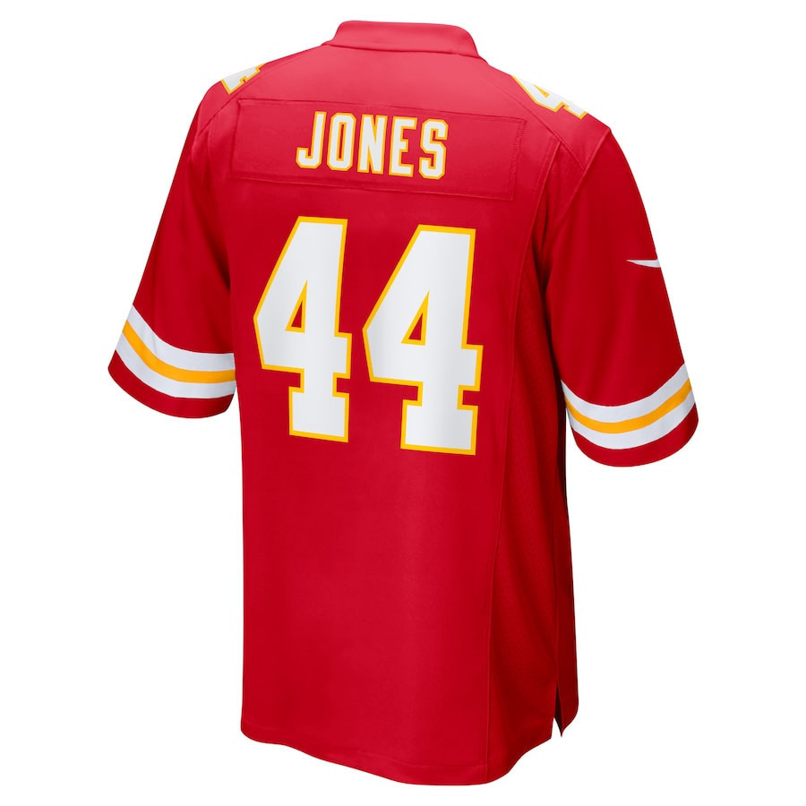 Cam Jones #44 Kansas City Chiefs Super Bowl LIX Jersey - Men's - Red