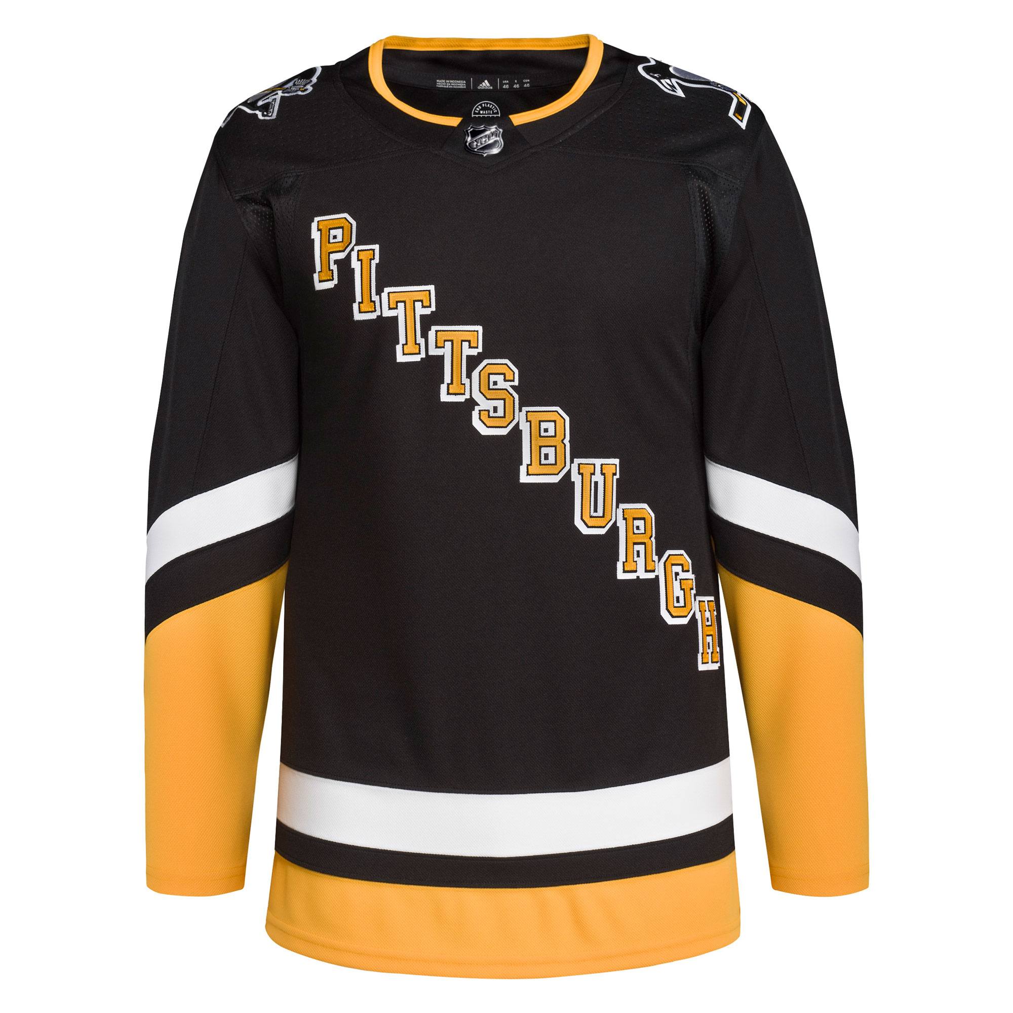 Pittsburgh Penguins adidas 2021\/22 Alternate Primegreen Authentic Jersey - Black