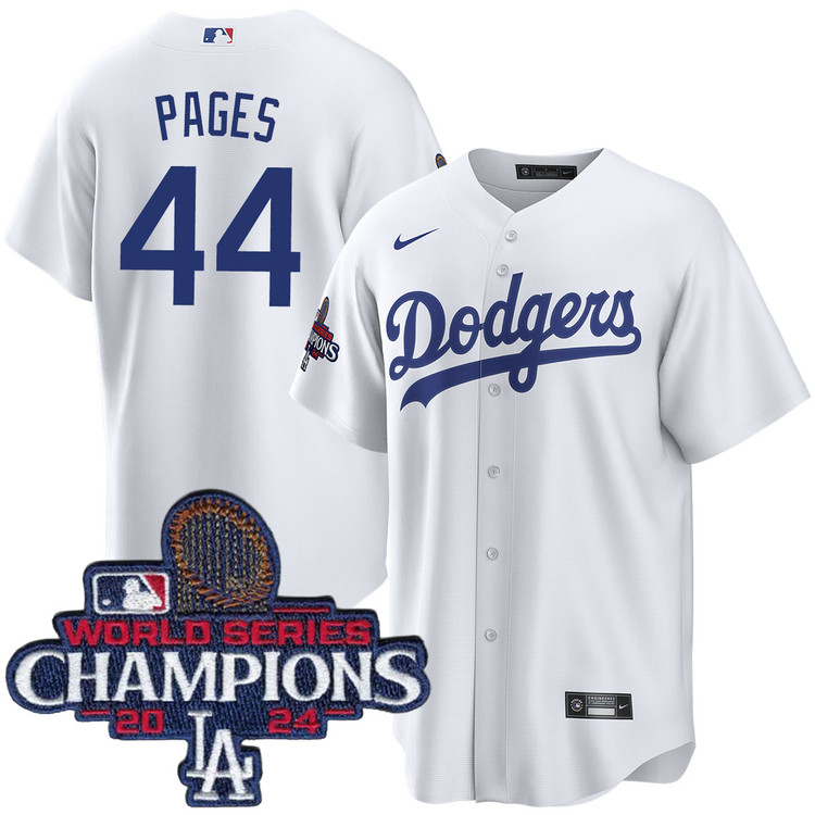 Andy Pages Los Angeles Dodgers Home World Series Champions Jersey
